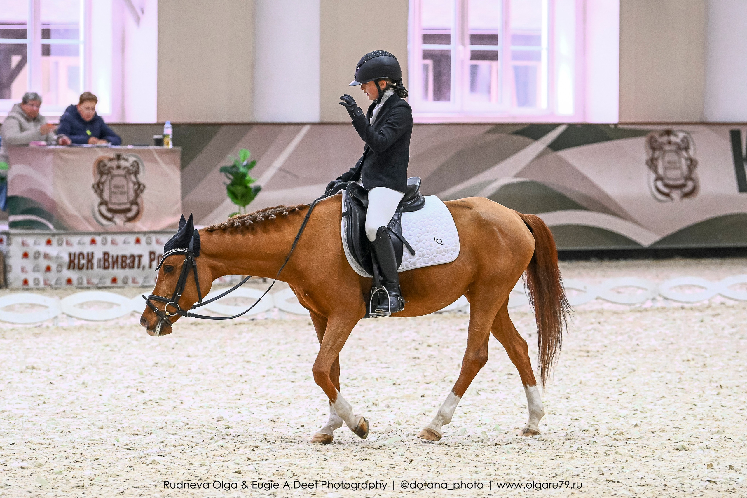 17-19 ОКТЯБРЯ 2025 Г — ХРУСТАЛЬНЫЙ ПОНИ (2-ЭТАП). ТУРНИРНАЯ КОННАЯ ФОТОГРАФИЯ, Руднева Ольга и Евгений Адеев