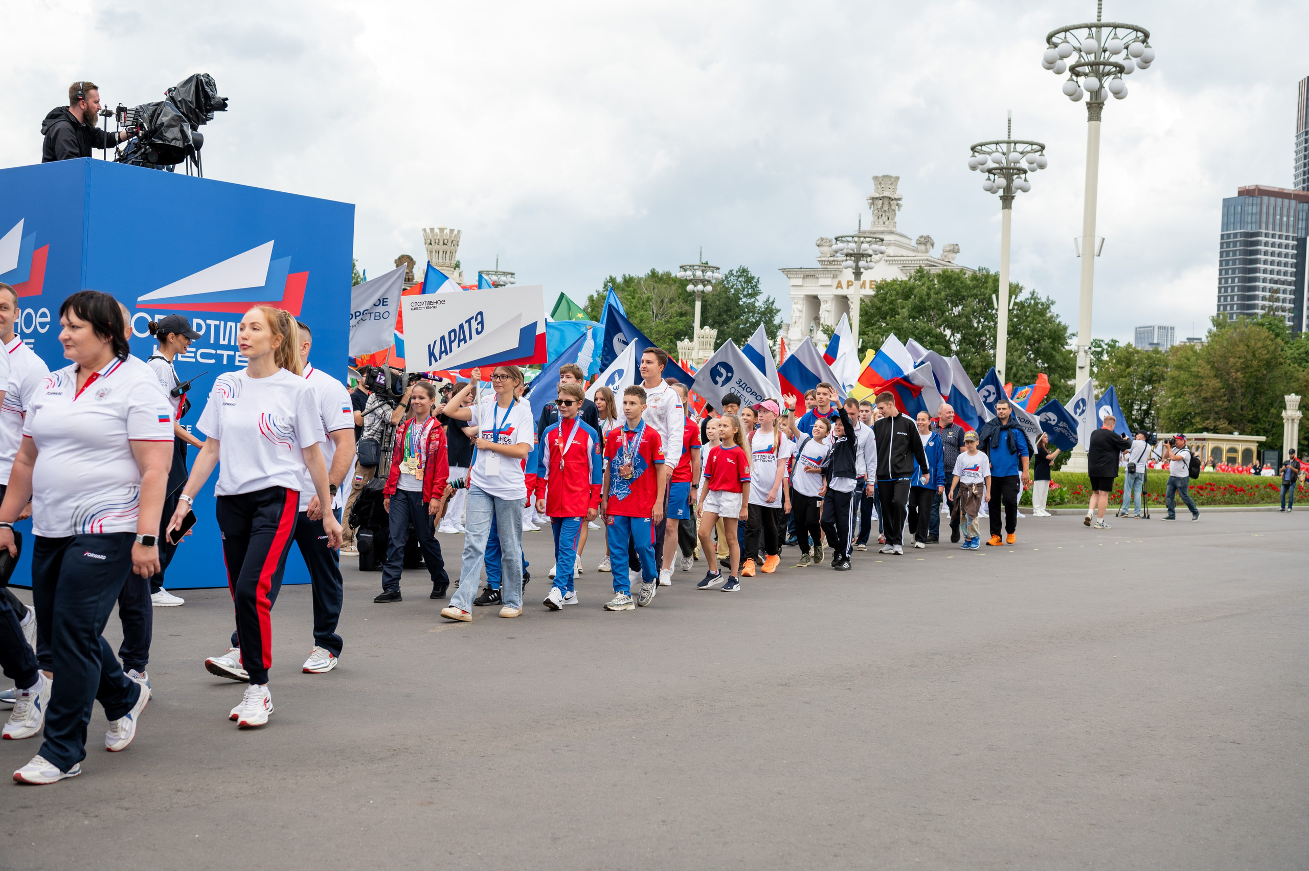 Спортивное шествие посвященное Дню физкультурника!. Детский и семейный фотограф г. Москва Оксана Катаджи