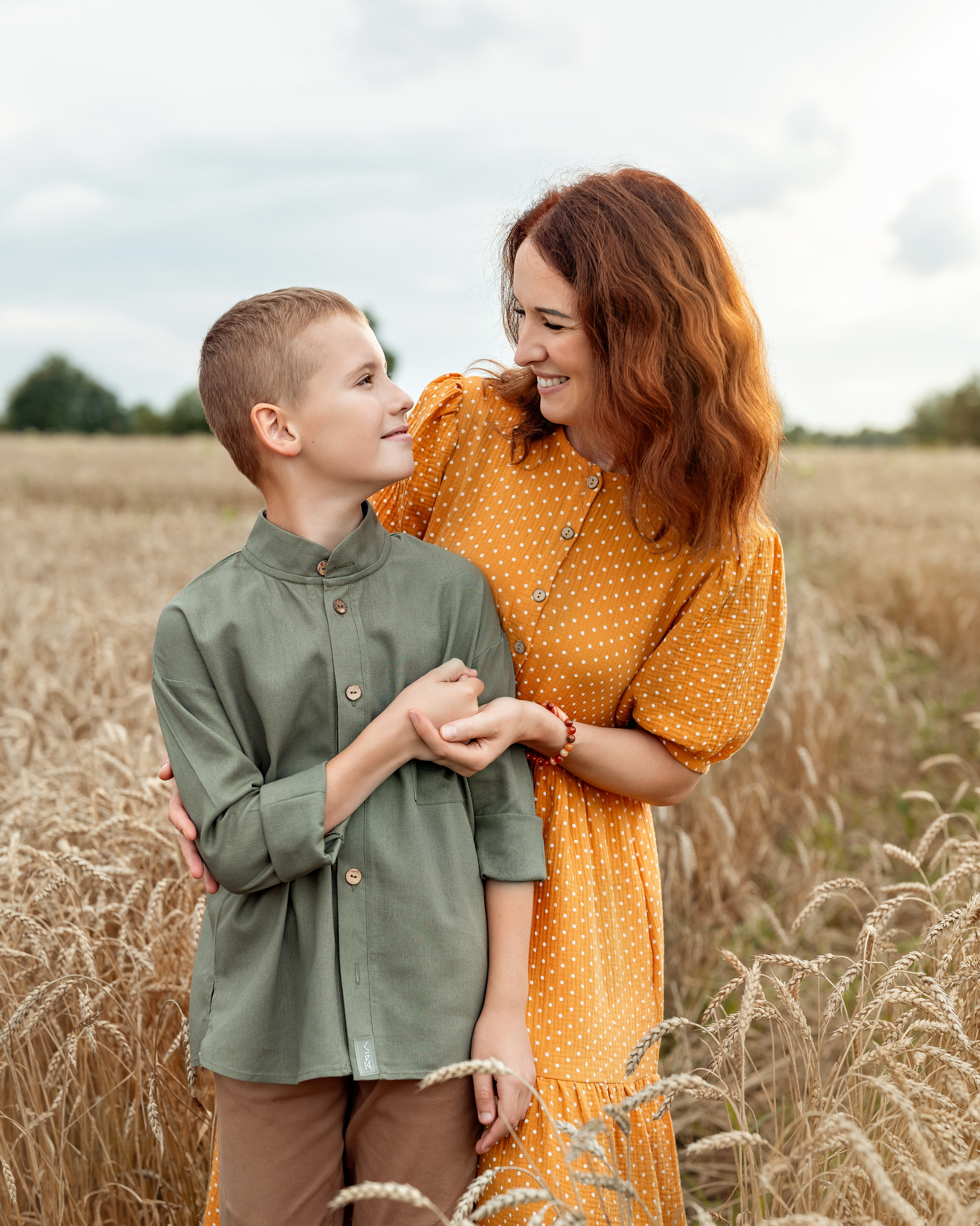 Пшеничное поле. Детский и семейный фотограф г. Москва Оксана Катаджи