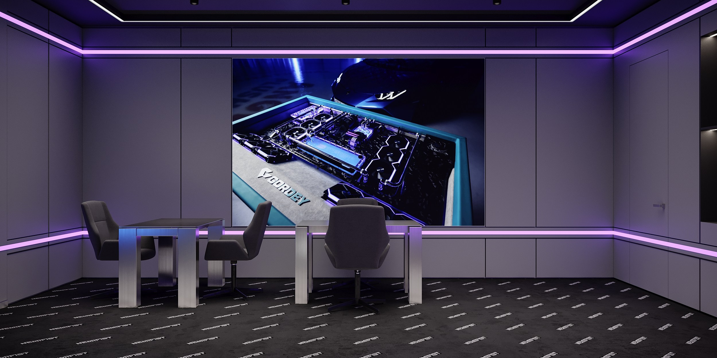 Дизайн интерьера компьютерного клуба. Дизайн интерьера Санкт-Петербург | Москва | Калининград