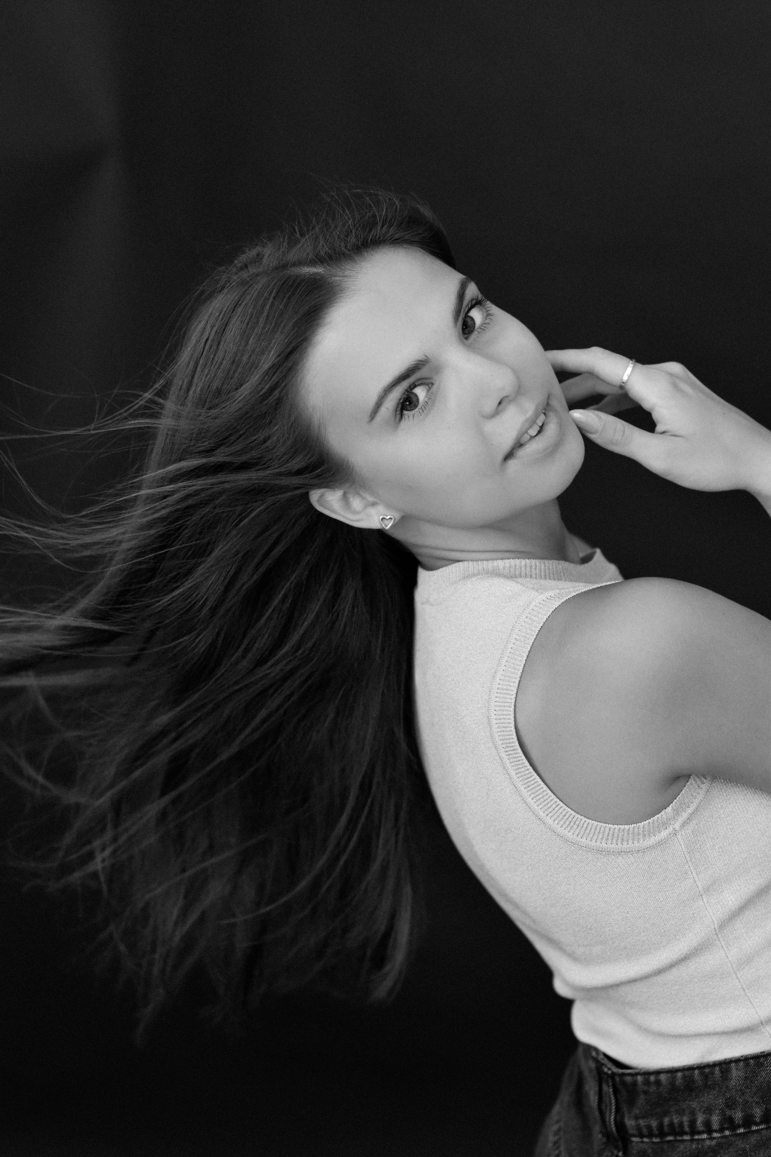 Женя в студии. Портретный фотограф в Екатеринбурге