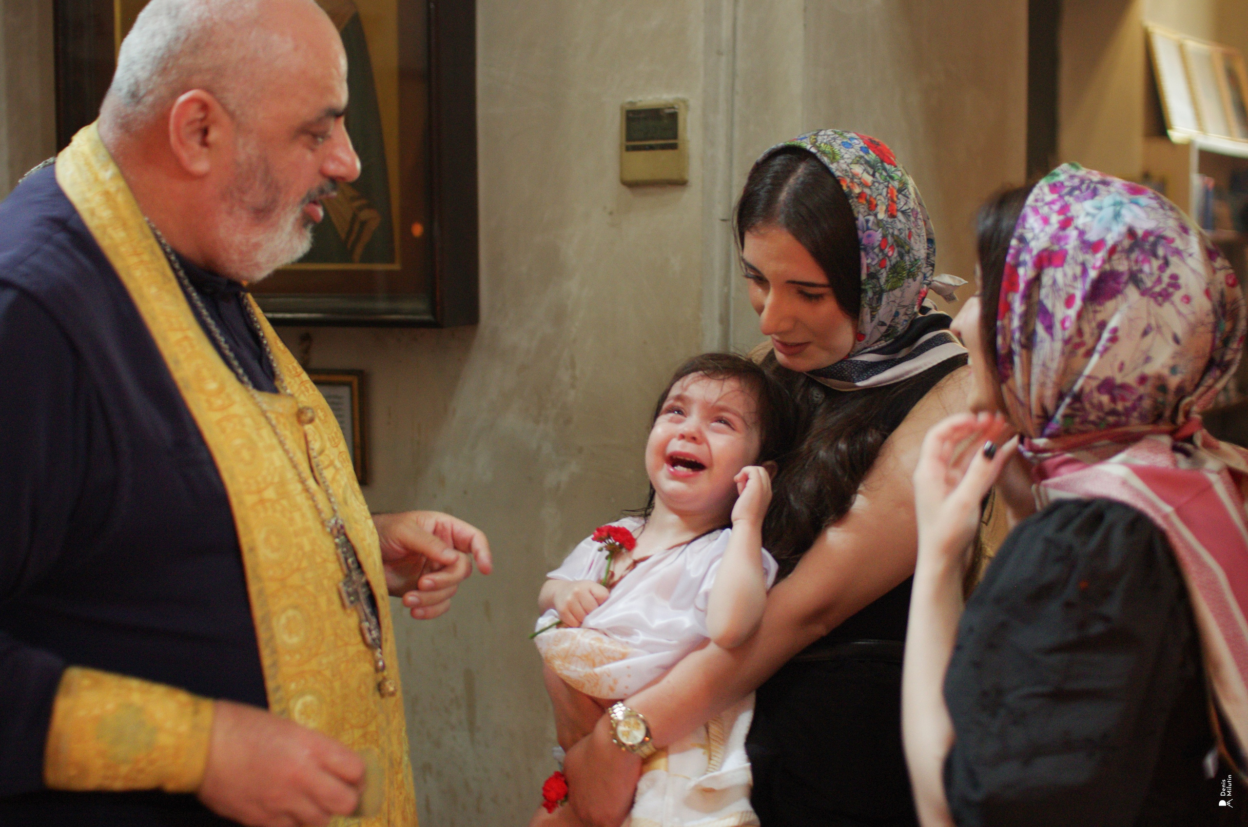 Крещение Сенаки. Портретный фотограф Денис Милютин