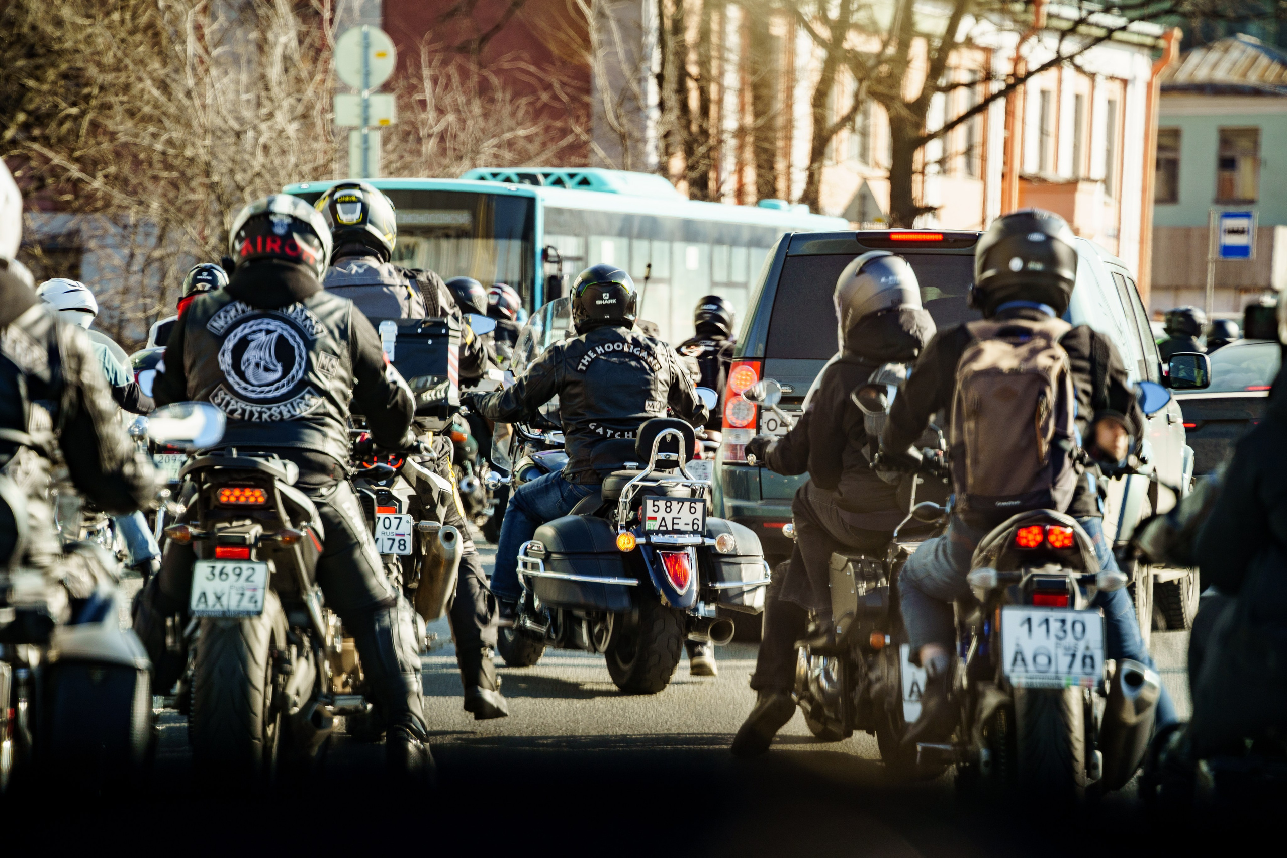 Прохват мотоклуба Norman Riders ч.1. Концертный и репортажный фотограф в Санкт-Петербурге Слава Пахомов