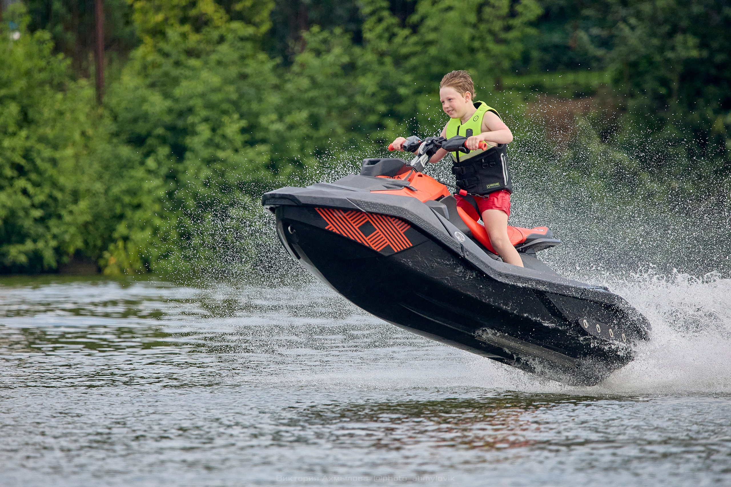 Аквабайки на Северке. Виктория Ахмылова. Фотограф в Москве