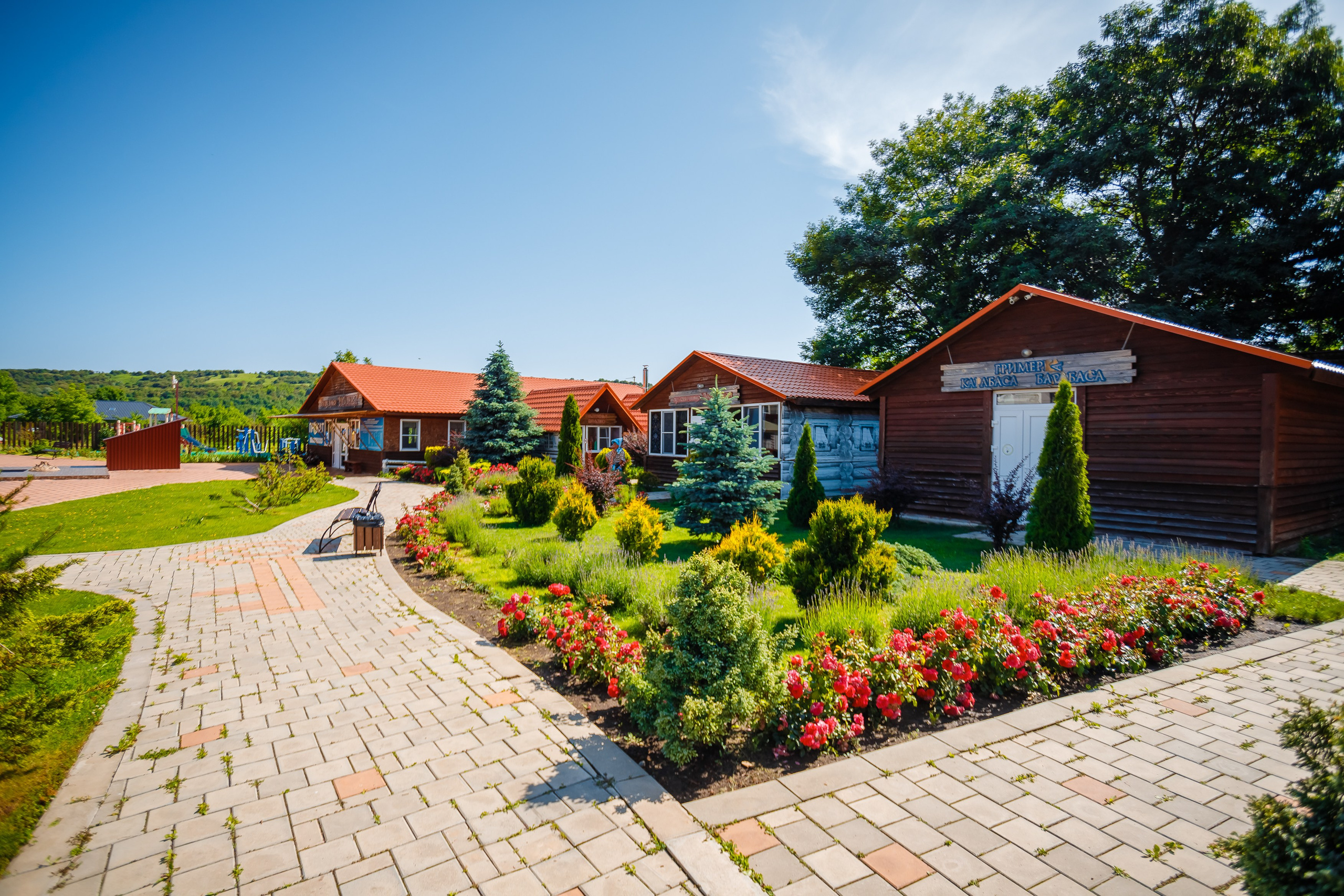 Беседки на горячем источнике