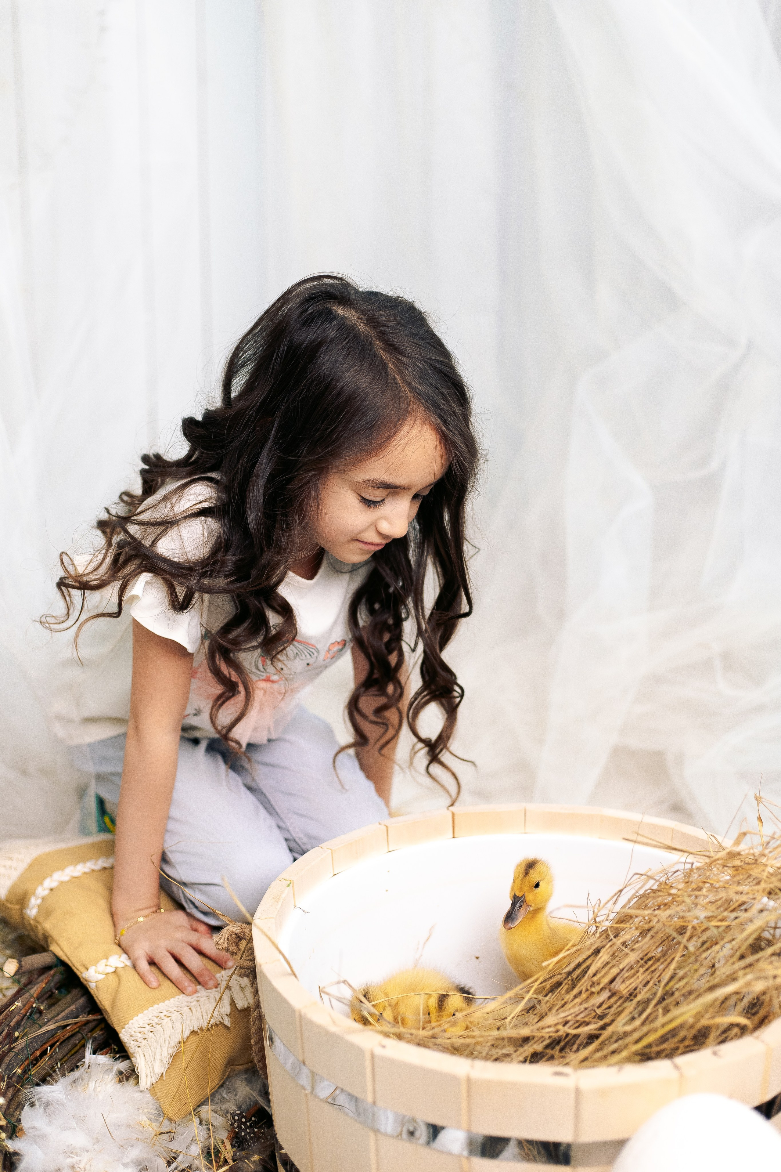 Семейная пасхальная фотосессия в студии Daily. Фотограф в Санкт-Петербурге, Анна Скворцова