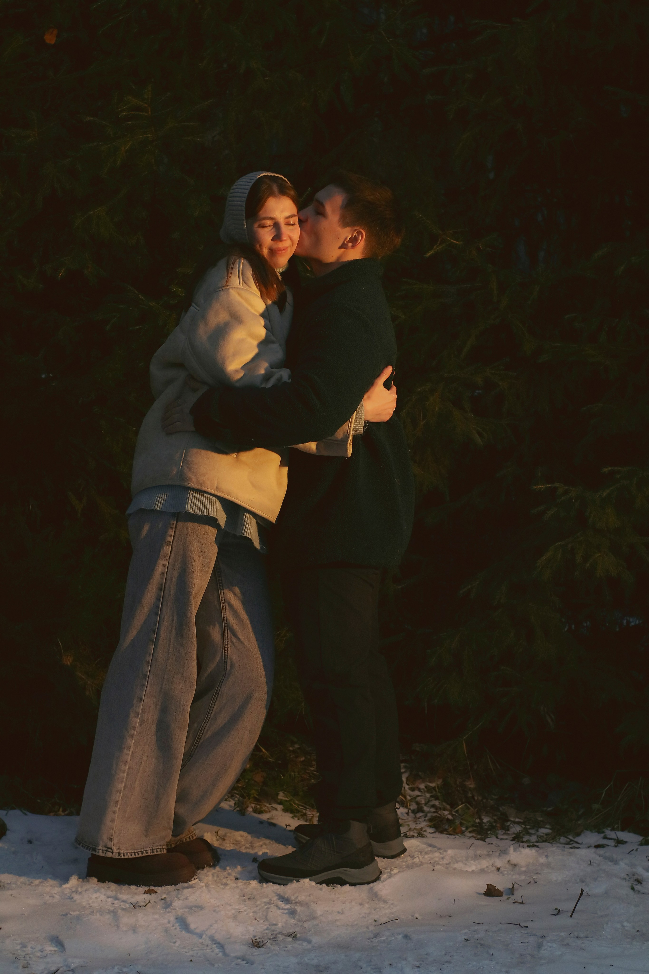 Пара зимой. Фотограф и видеограф Анастасия Витюкова | Екатеринбург
