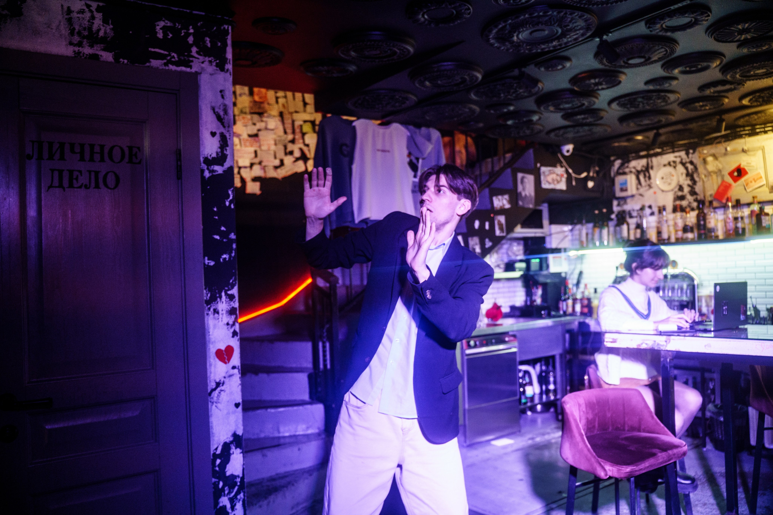 Проект «Поэзия за Углом». Театральная постановка. Бар разбитых сердец. Концертный и репортажный фотограф в Санкт-Петербурге Слава Пахомов