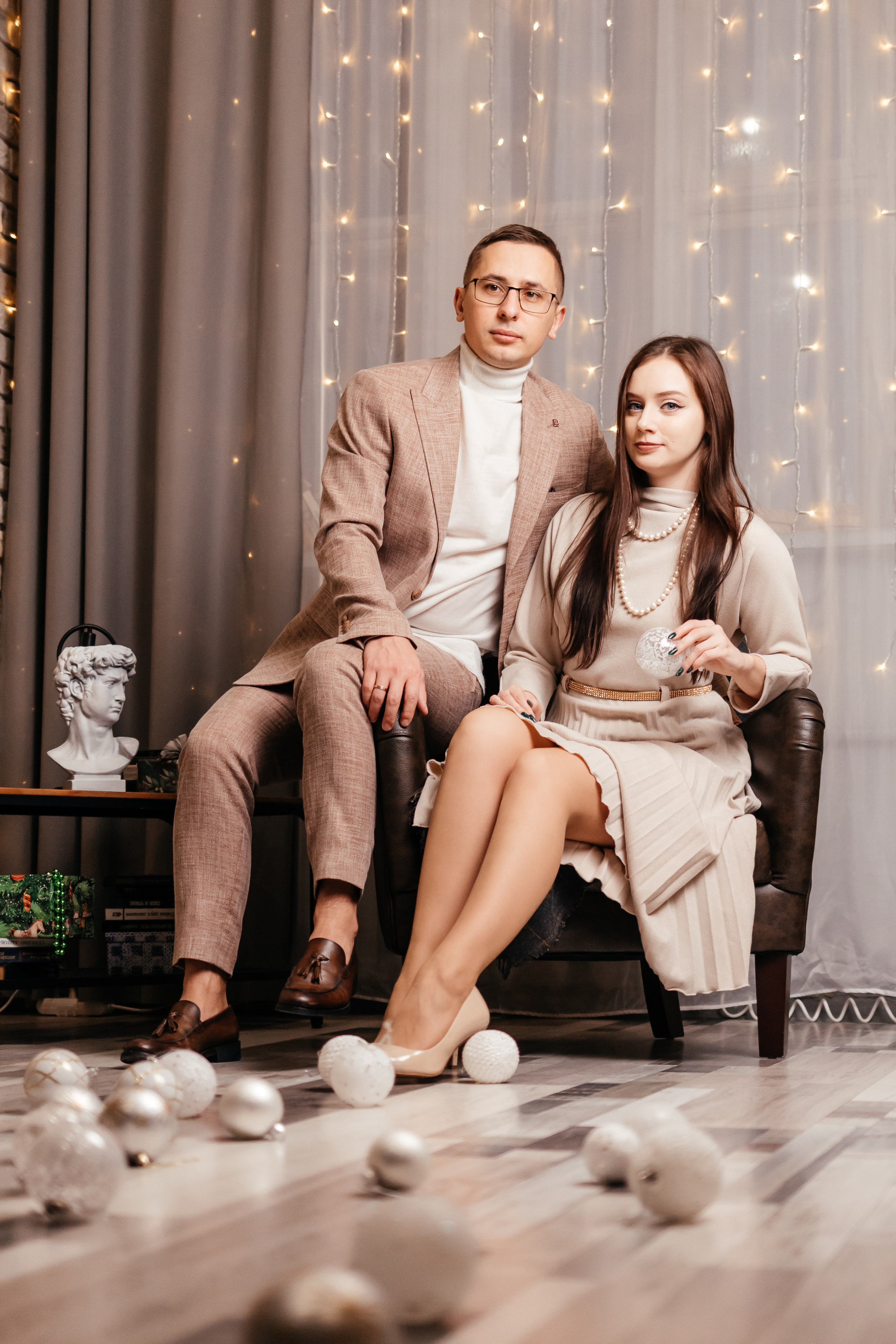 Новогодняя лавстори. Семейный фотограф в Минске Приболовец Светлана