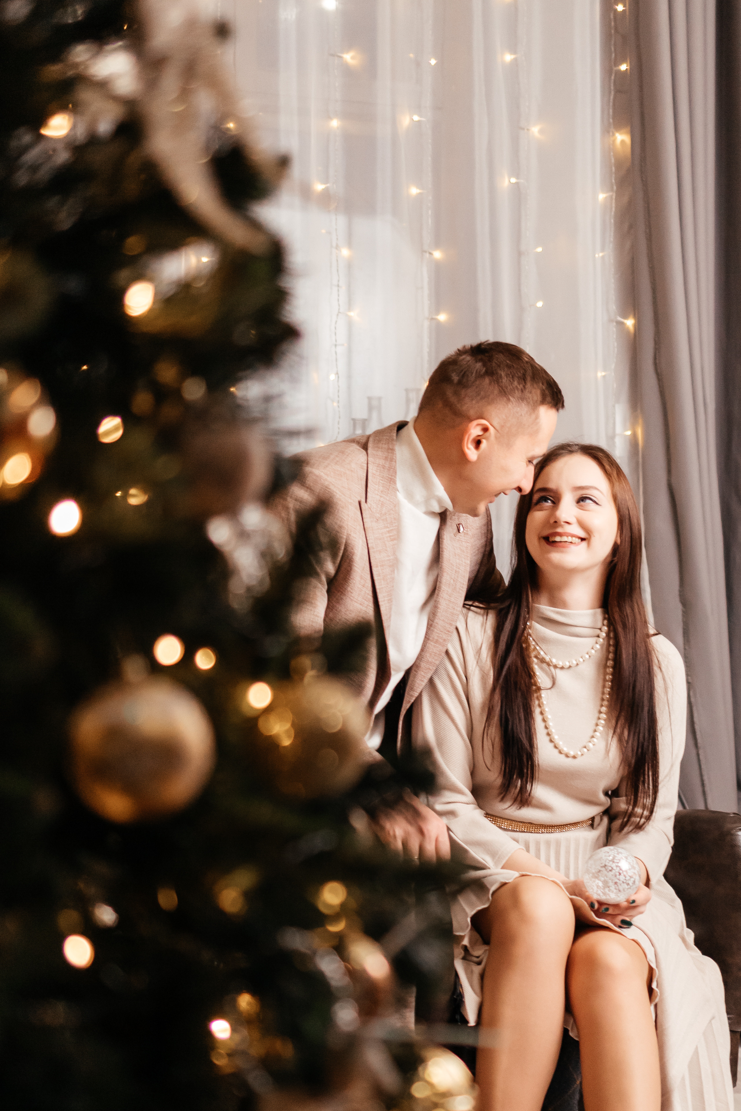 Новогодняя лавстори. Семейный фотограф в Минске Приболовец Светлана