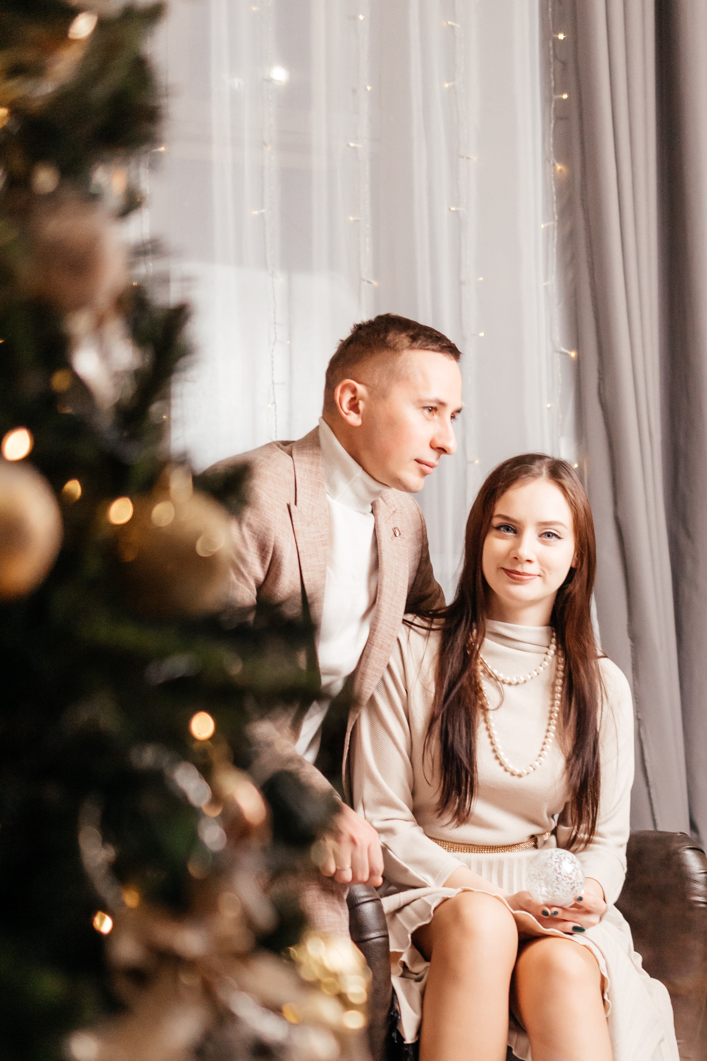 Новогодняя лавстори. Семейный фотограф в Минске Приболовец Светлана