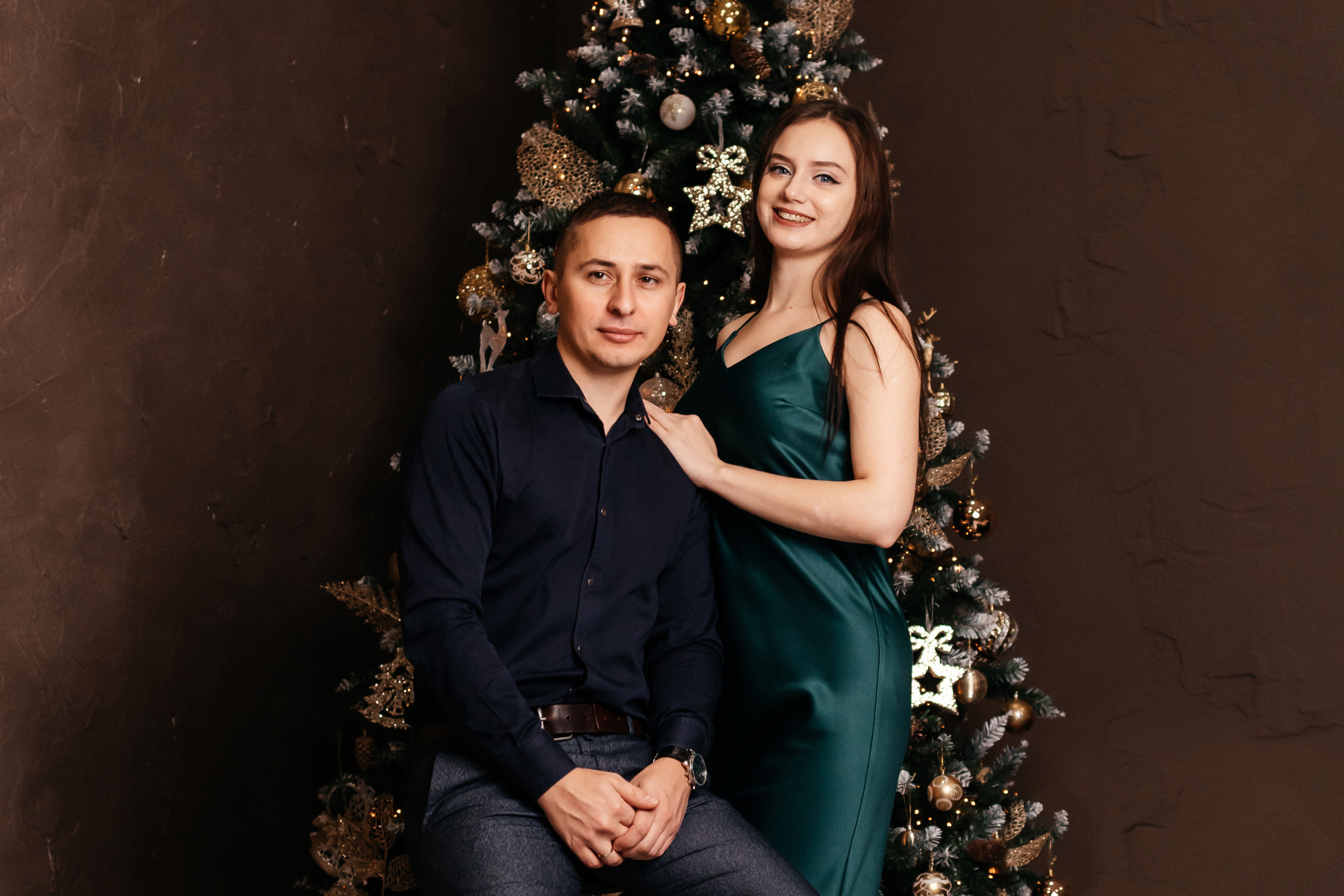 Новогодняя лавстори. Семейный фотограф в Минске Приболовец Светлана