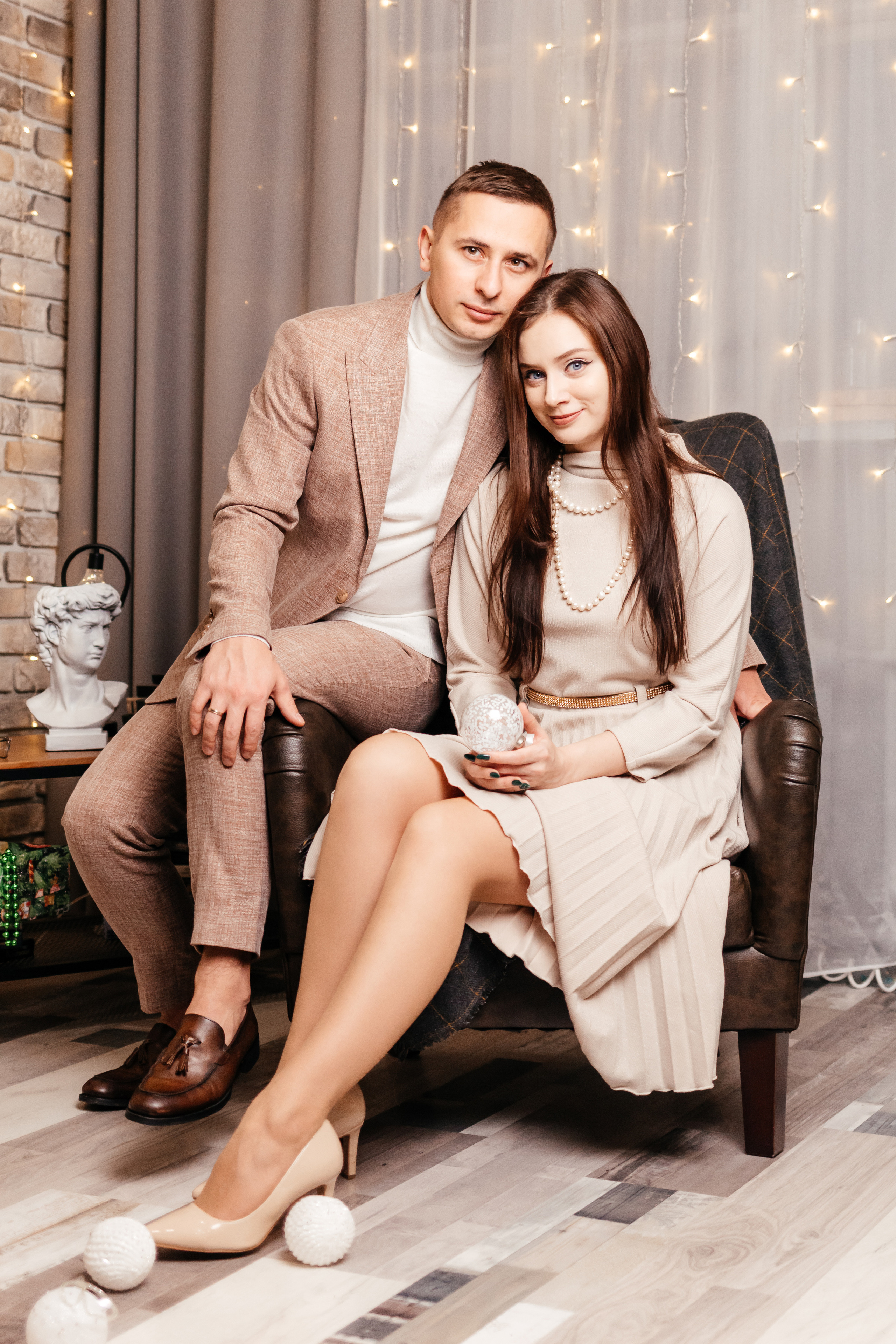 Новогодняя лавстори. Семейный фотограф в Минске Приболовец Светлана