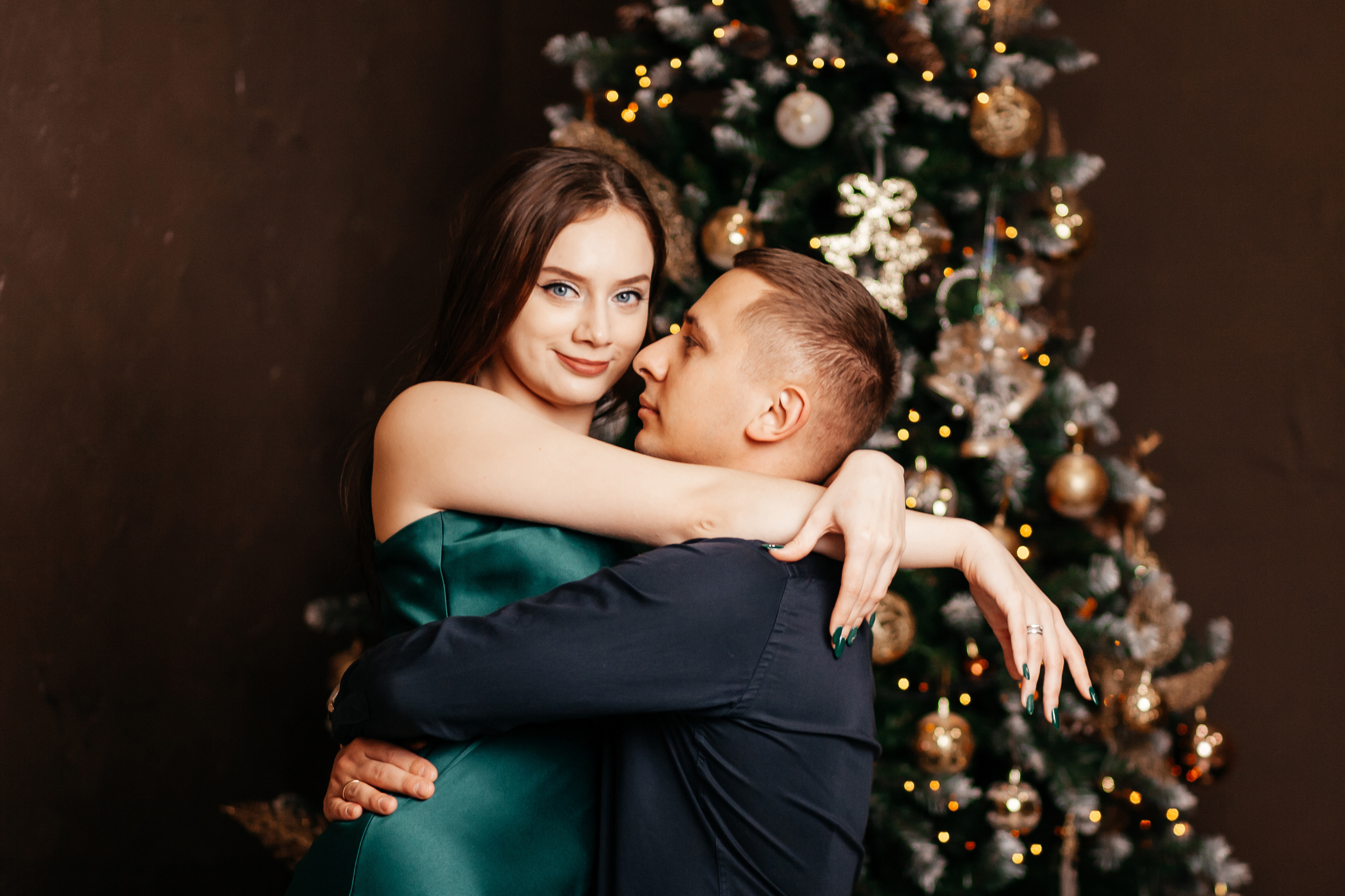 Новогодняя лавстори. Семейный фотограф в Минске Приболовец Светлана