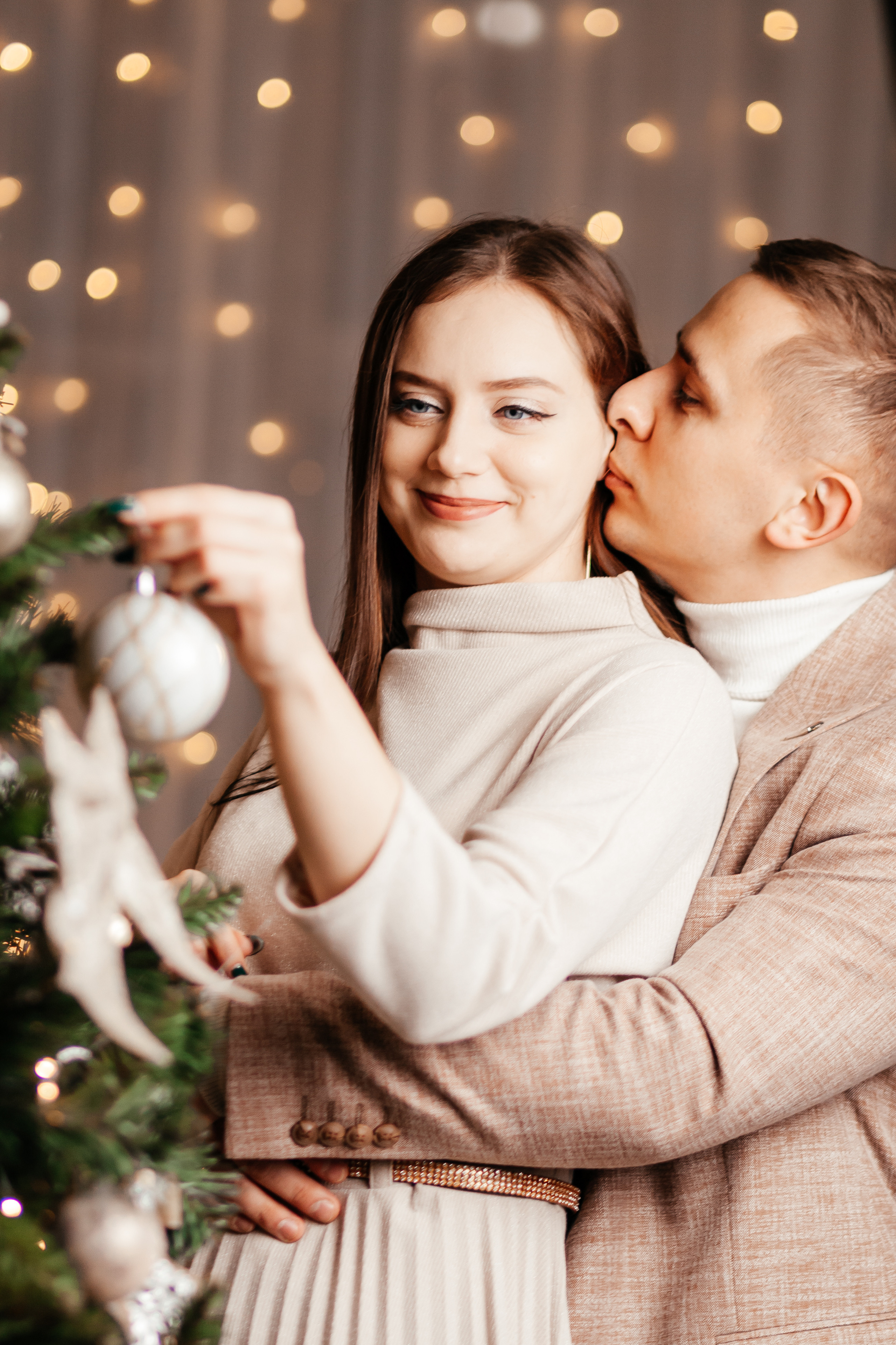 Новогодняя лавстори. Семейный фотограф в Минске Приболовец Светлана