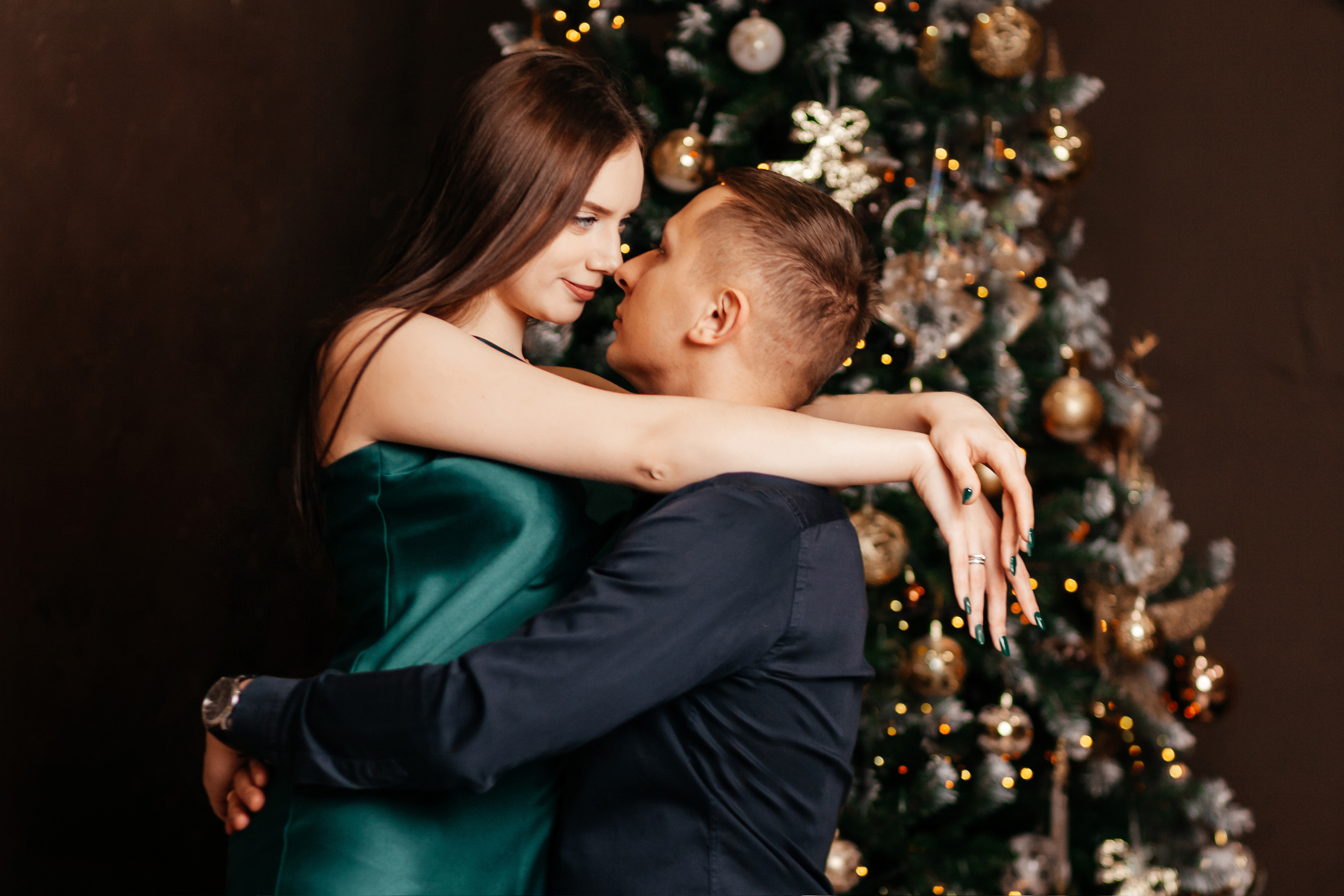 Новогодняя лавстори. Семейный фотограф в Минске Приболовец Светлана