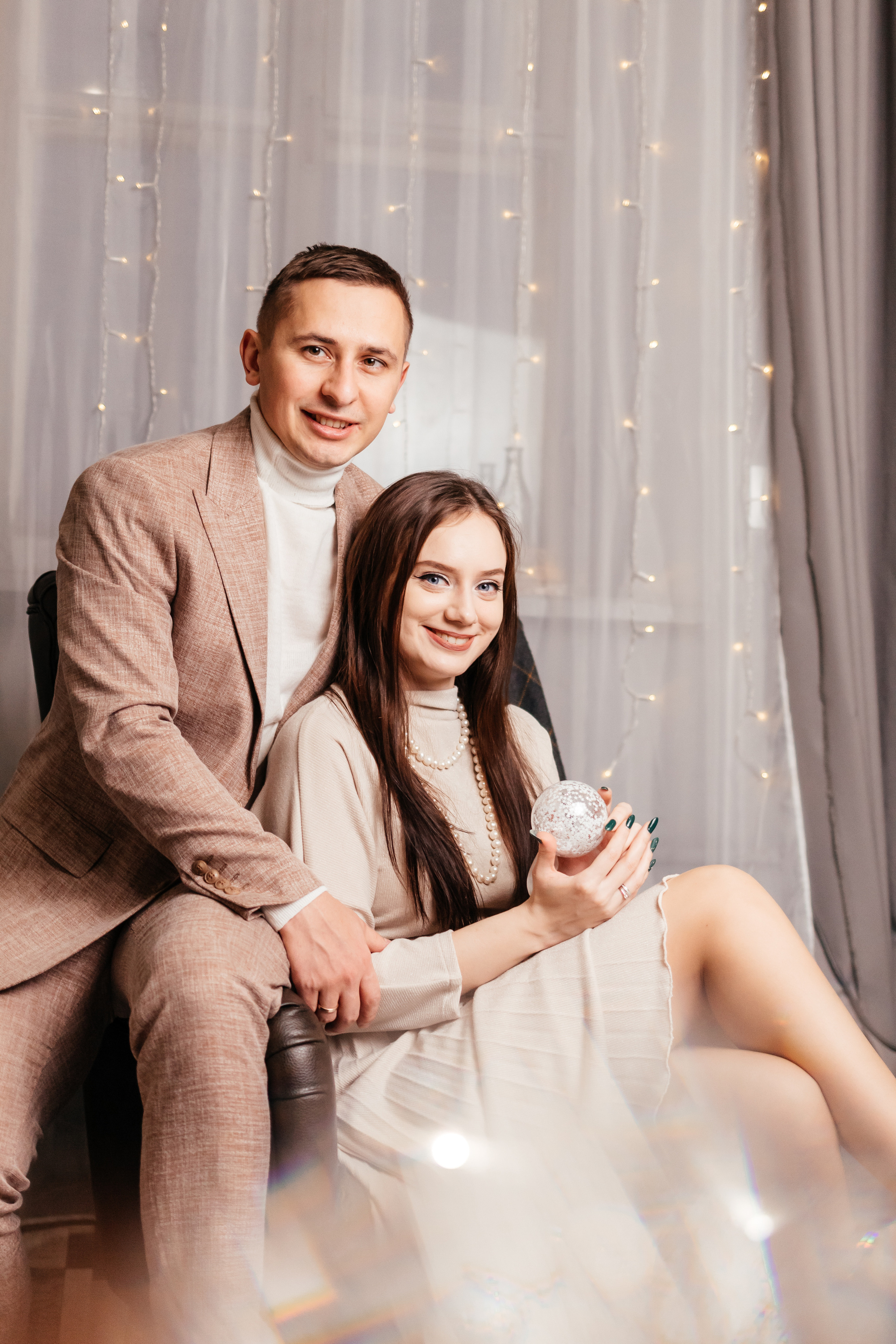 Новогодняя лавстори. Семейный фотограф в Минске Приболовец Светлана