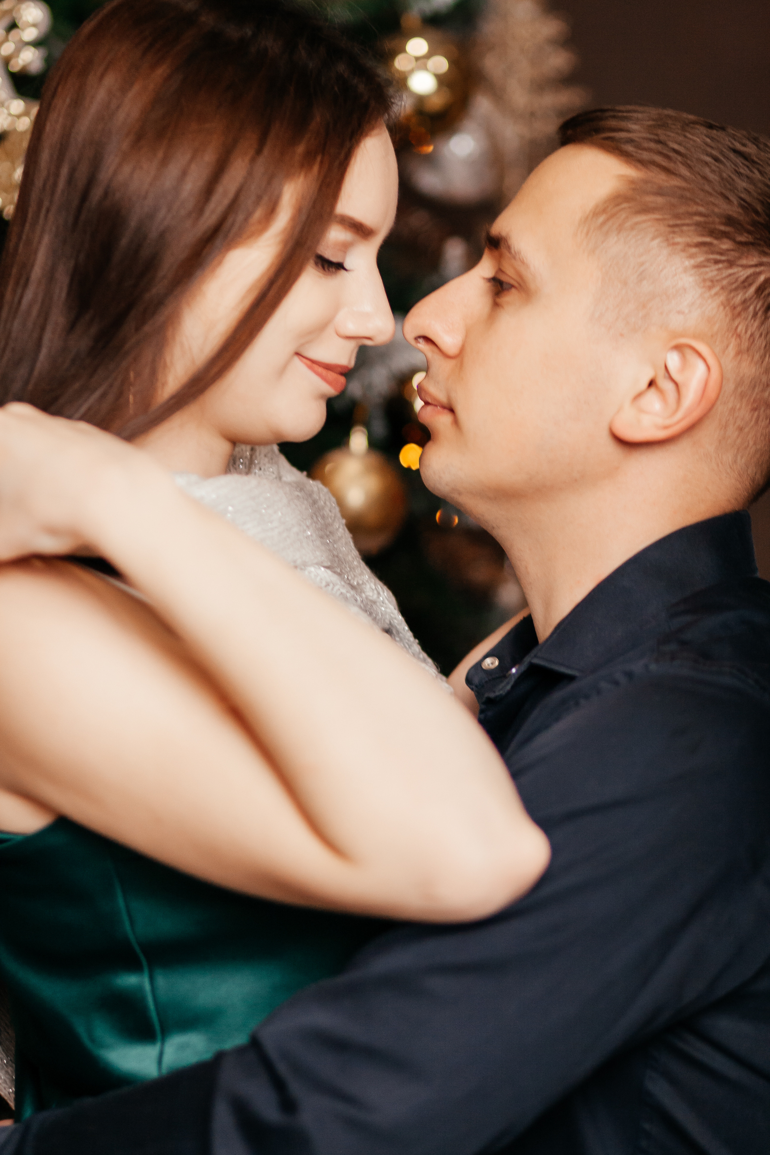 Новогодняя лавстори. Семейный фотограф в Минске Приболовец Светлана