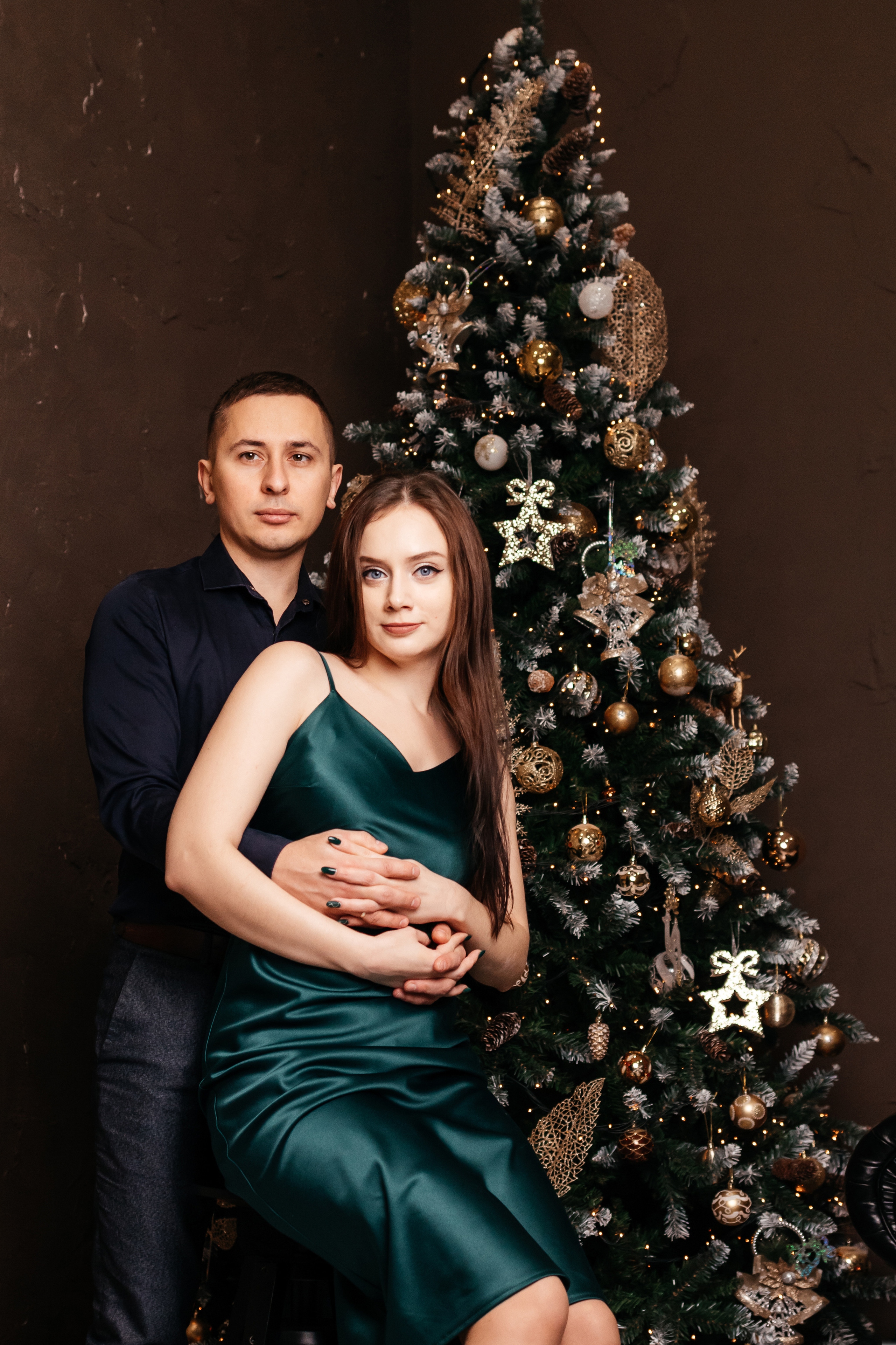 Новогодняя лавстори. Семейный фотограф в Минске Приболовец Светлана