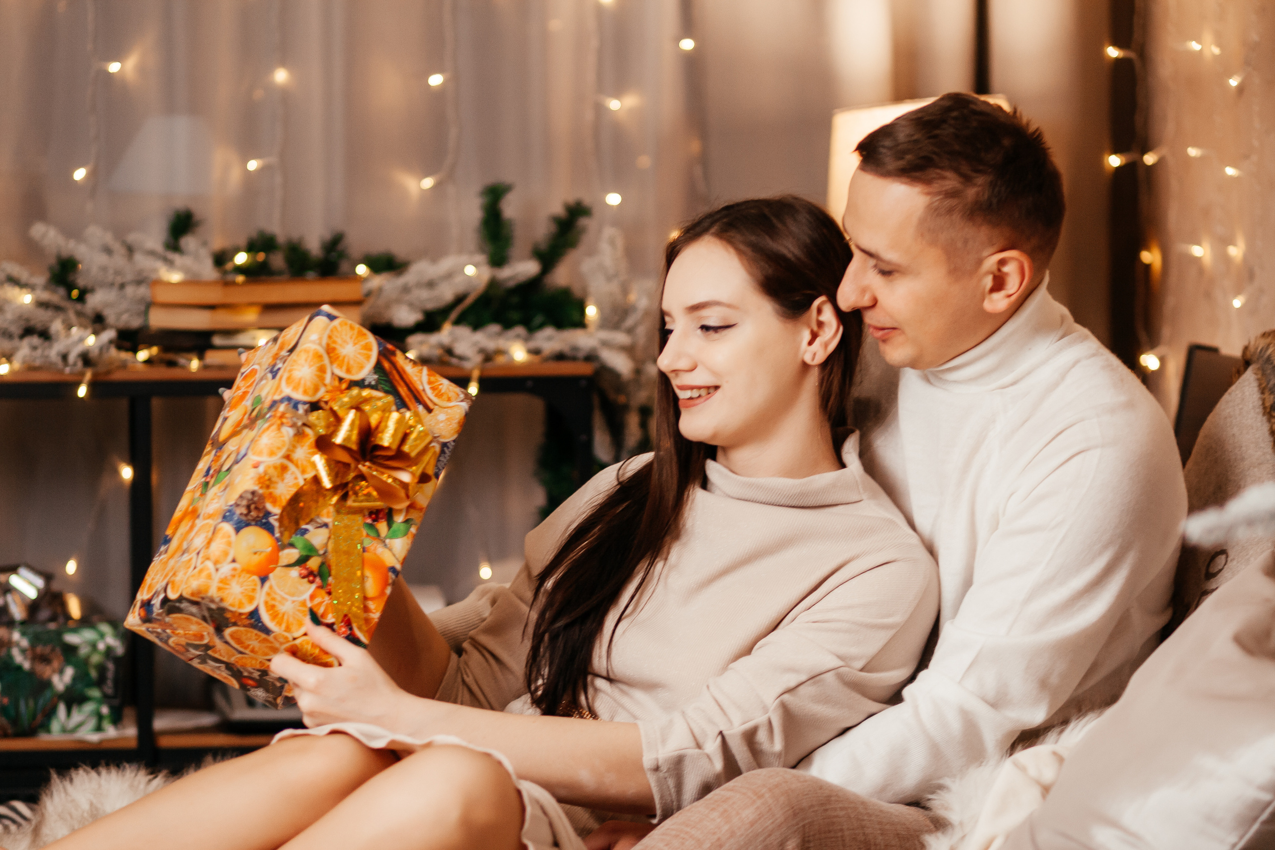 Новогодняя лавстори. Семейный фотограф в Минске Приболовец Светлана