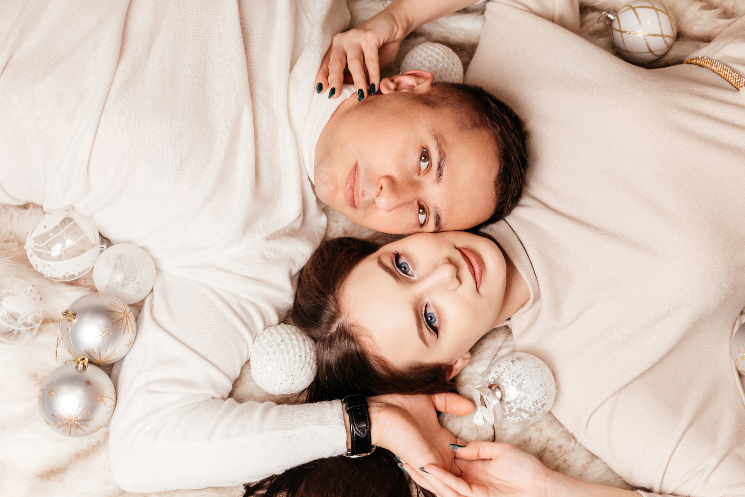 Новогодняя лавстори. Семейный фотограф в Минске Приболовец Светлана