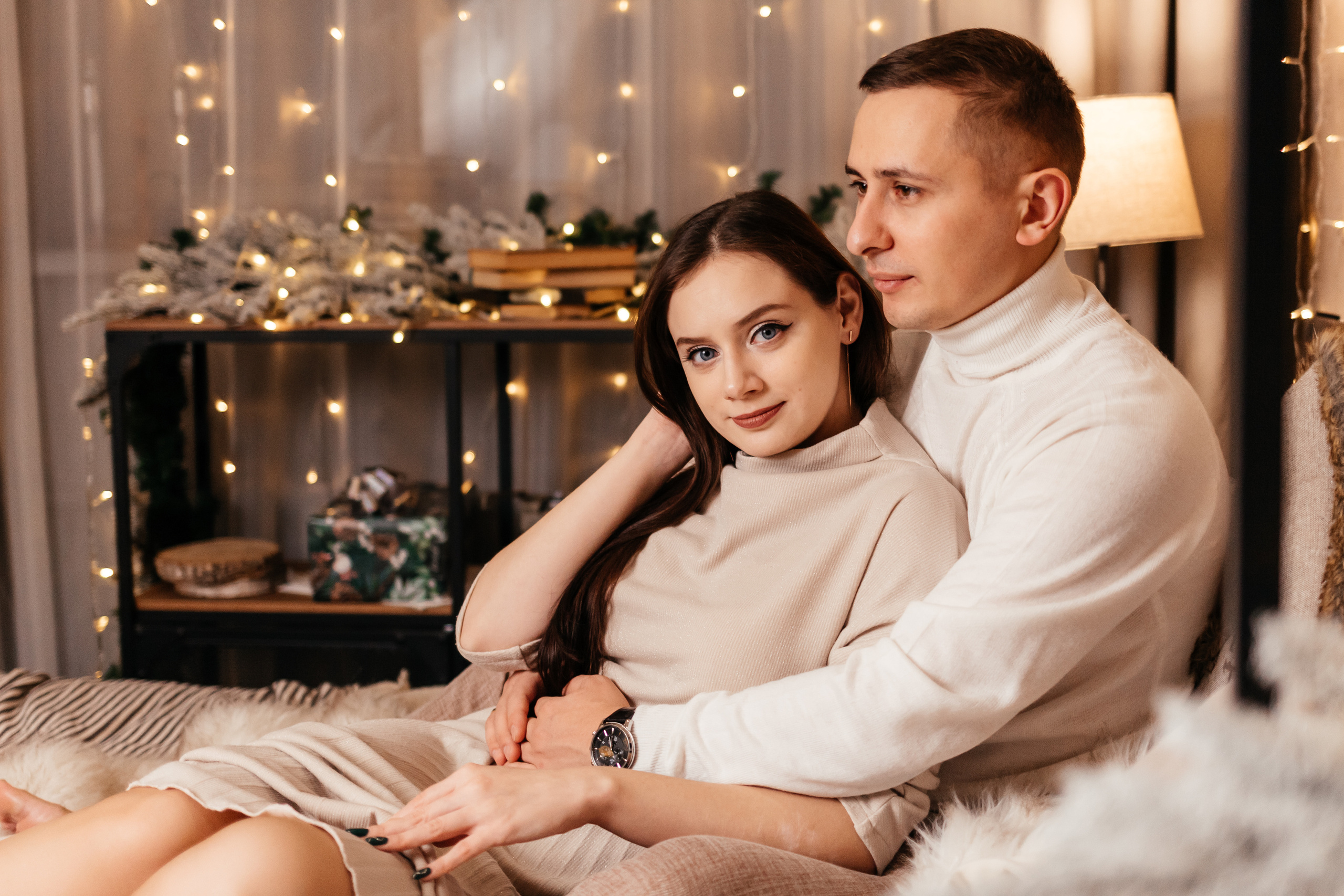 Новогодняя лавстори. Семейный фотограф в Минске Приболовец Светлана