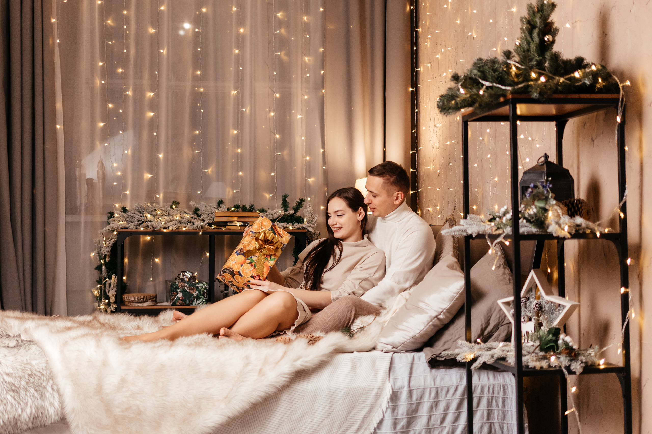 Новогодняя лавстори. Семейный фотограф в Минске Приболовец Светлана