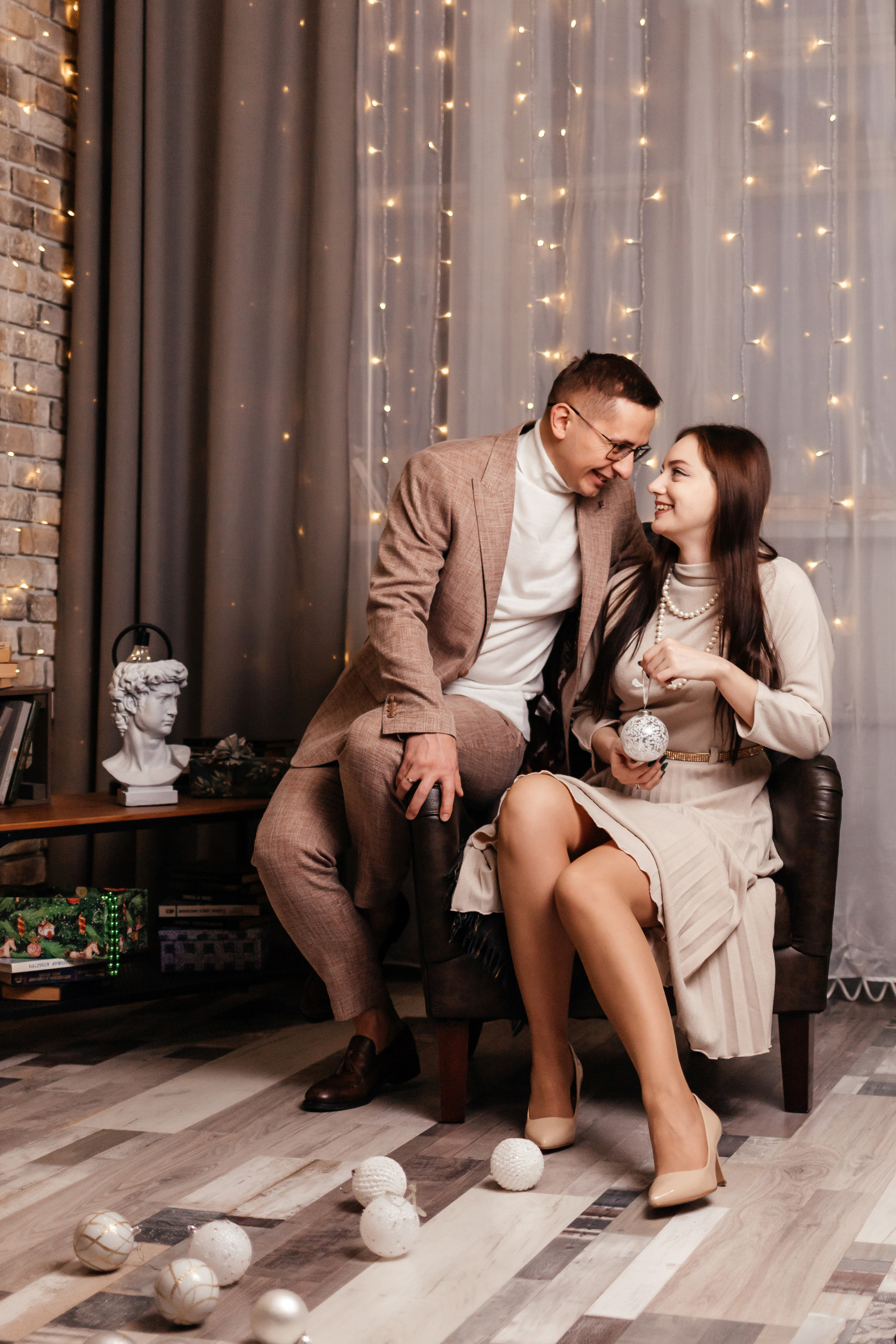 Новогодняя лавстори. Семейный фотограф в Минске Приболовец Светлана