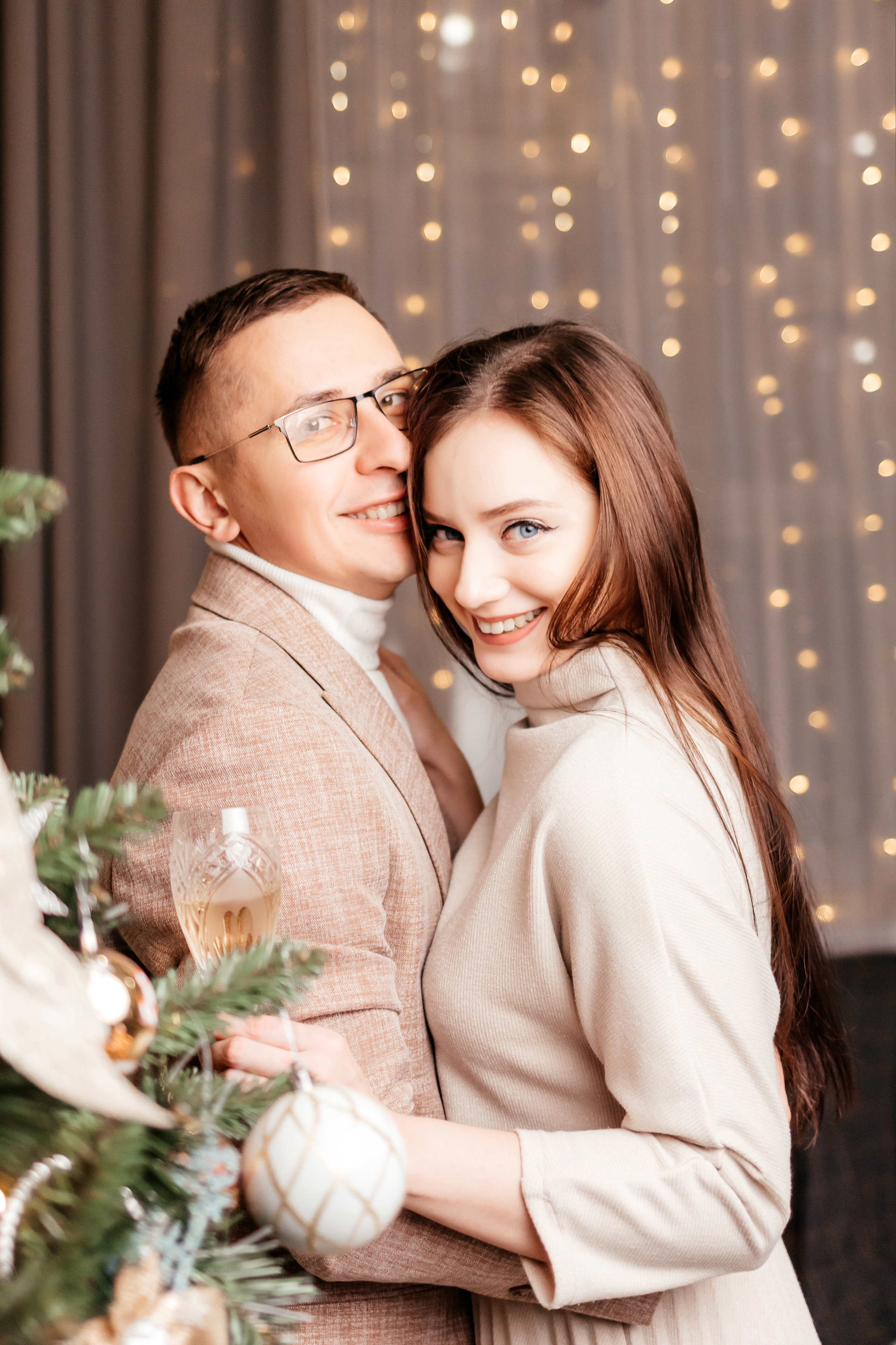 Новогодняя лавстори. Семейный фотограф в Минске Приболовец Светлана