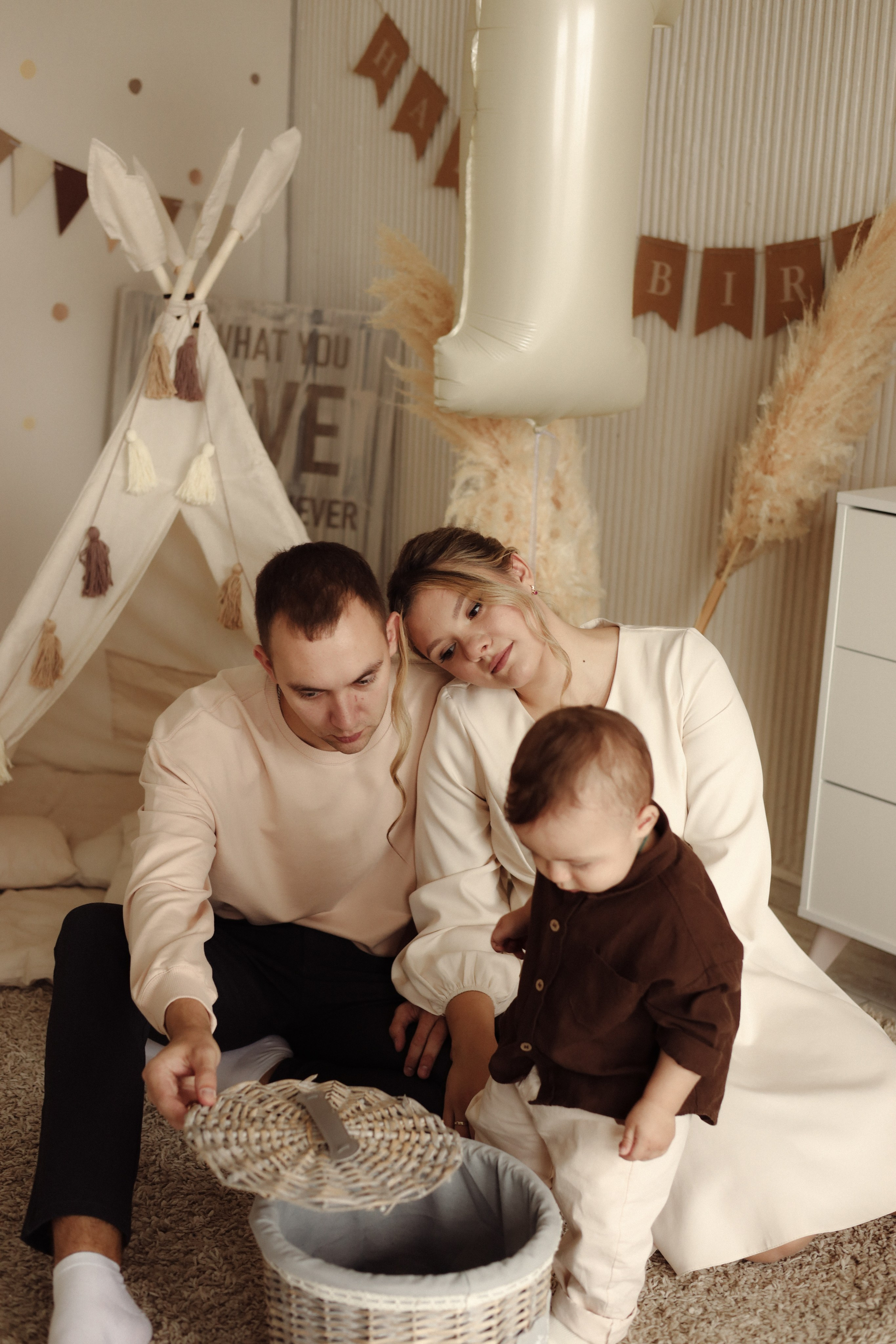 Вадим, Глебушка, Лиза. Фотограф Мария Лаенко