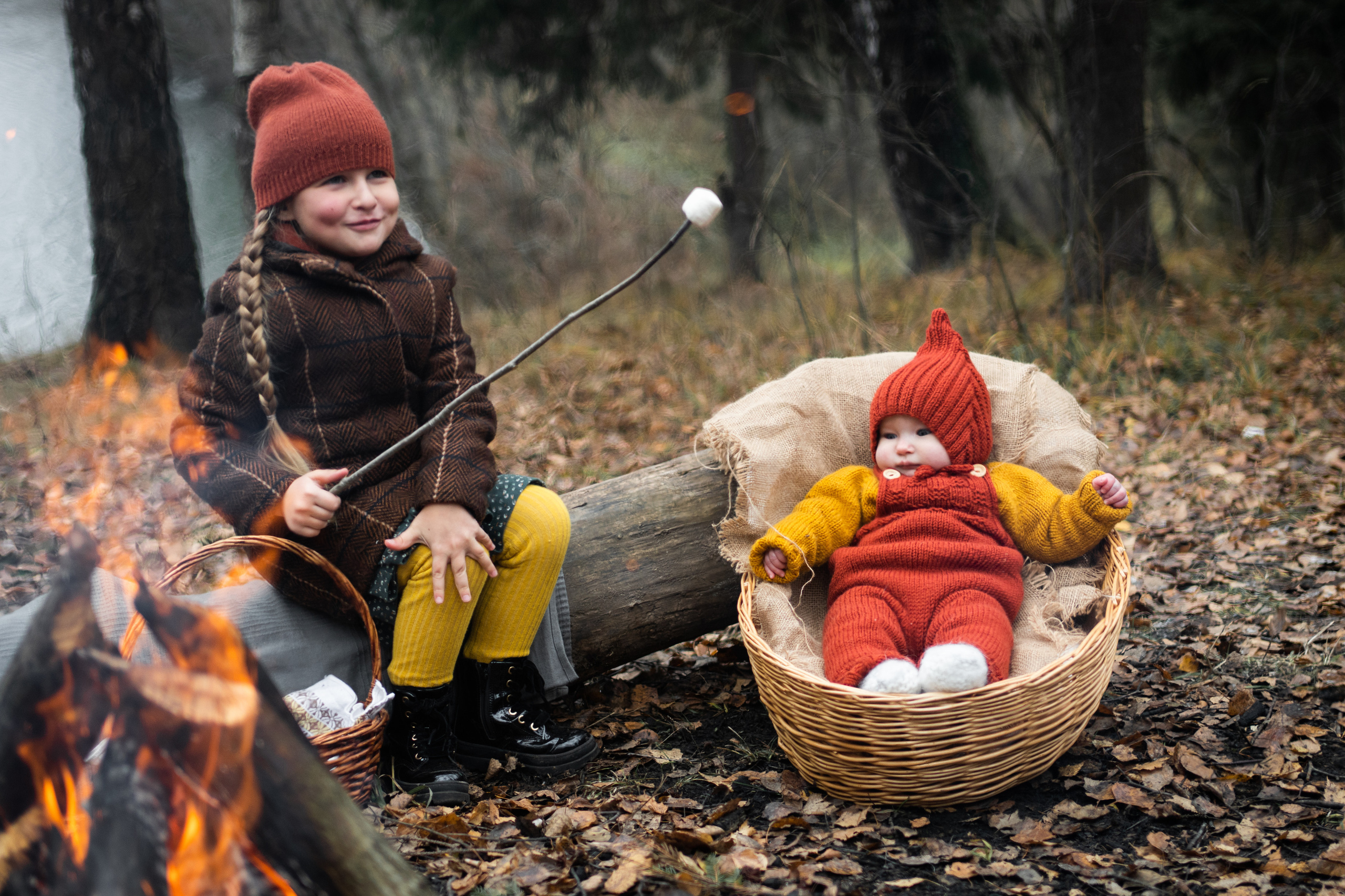 Ноябрь. Маршмеллоу. Дети. Семейный фотограф Ефремова Виктория
