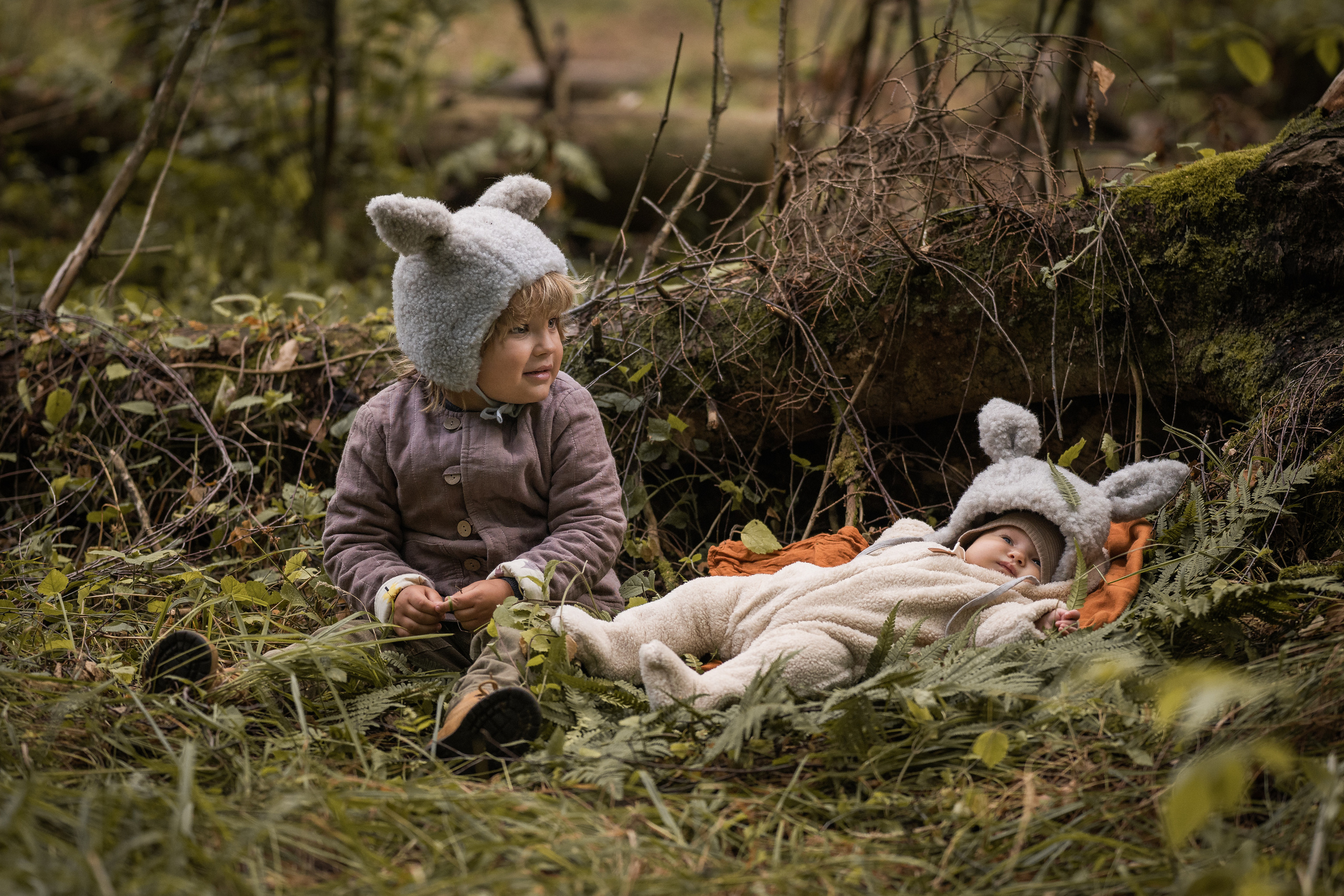 Лесные зайцы. Семейный фотограф Ефремова Виктория