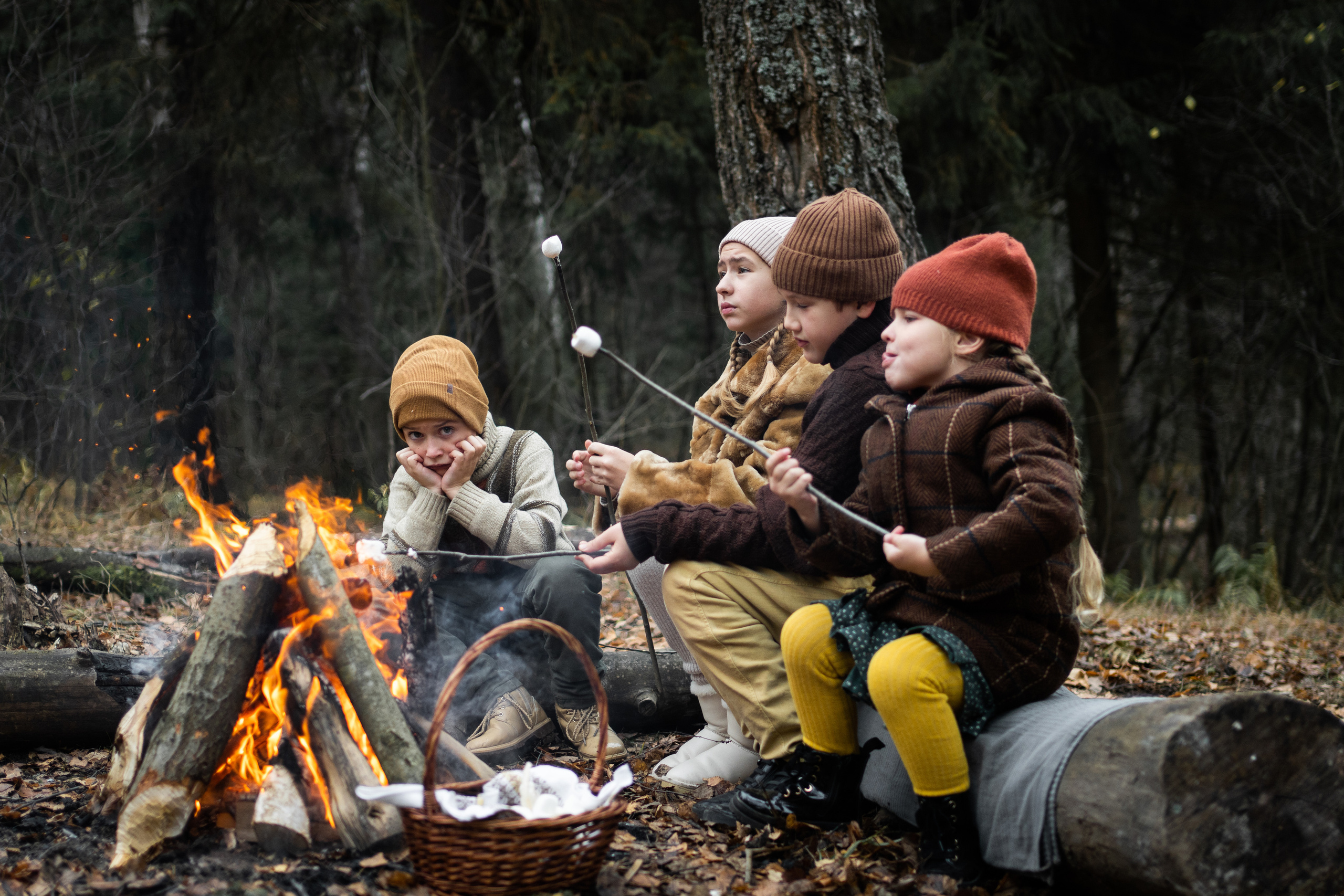 Ноябрь. Маршмеллоу. Дети. Семейный фотограф Ефремова Виктория