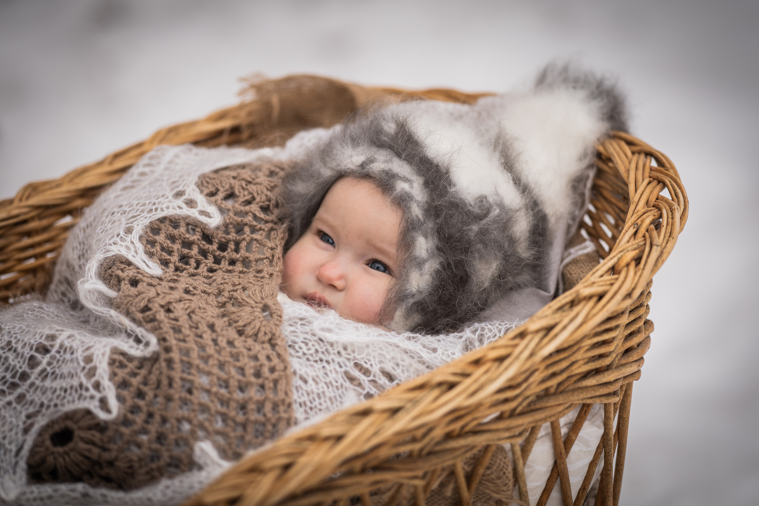 Снежная прогулка Савелия и Марфы. Семейный фотограф Ефремова Виктория