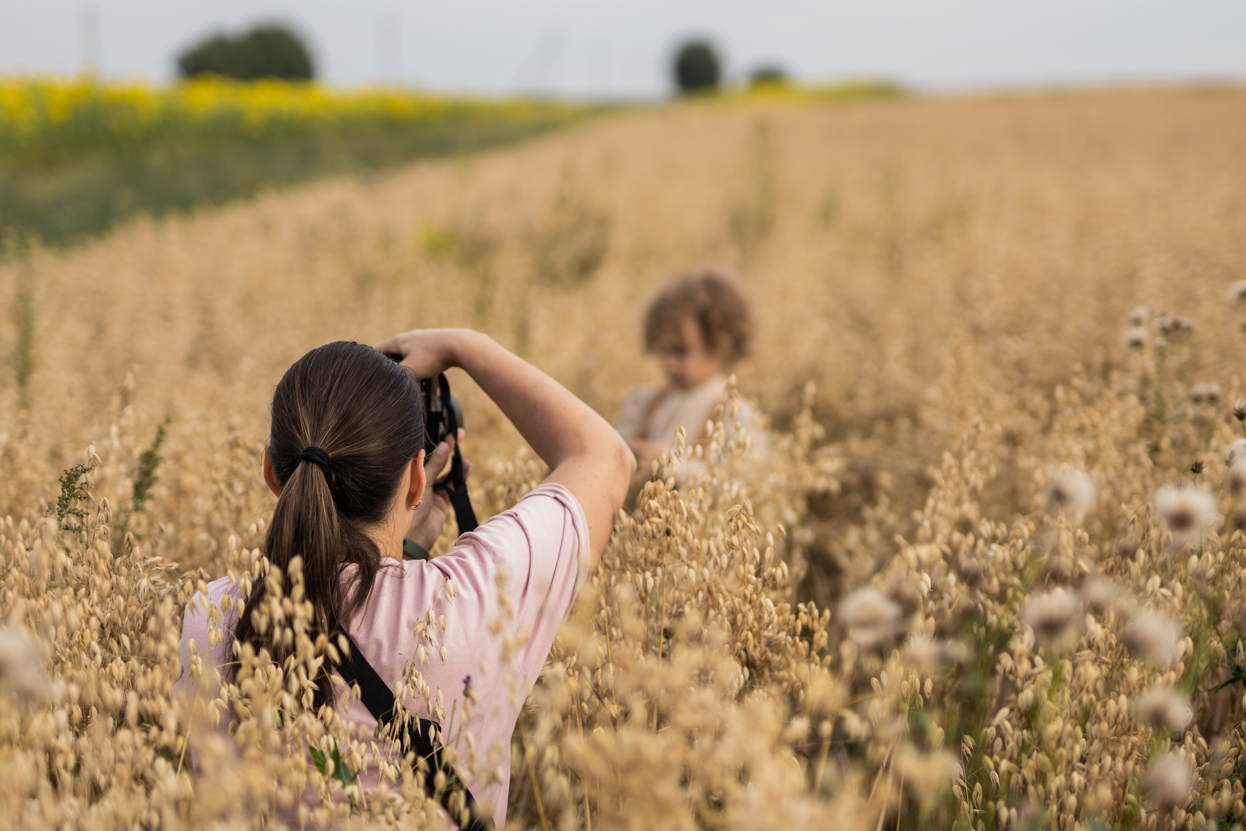 Дети в поле. Семейный фотограф Ефремова Виктория