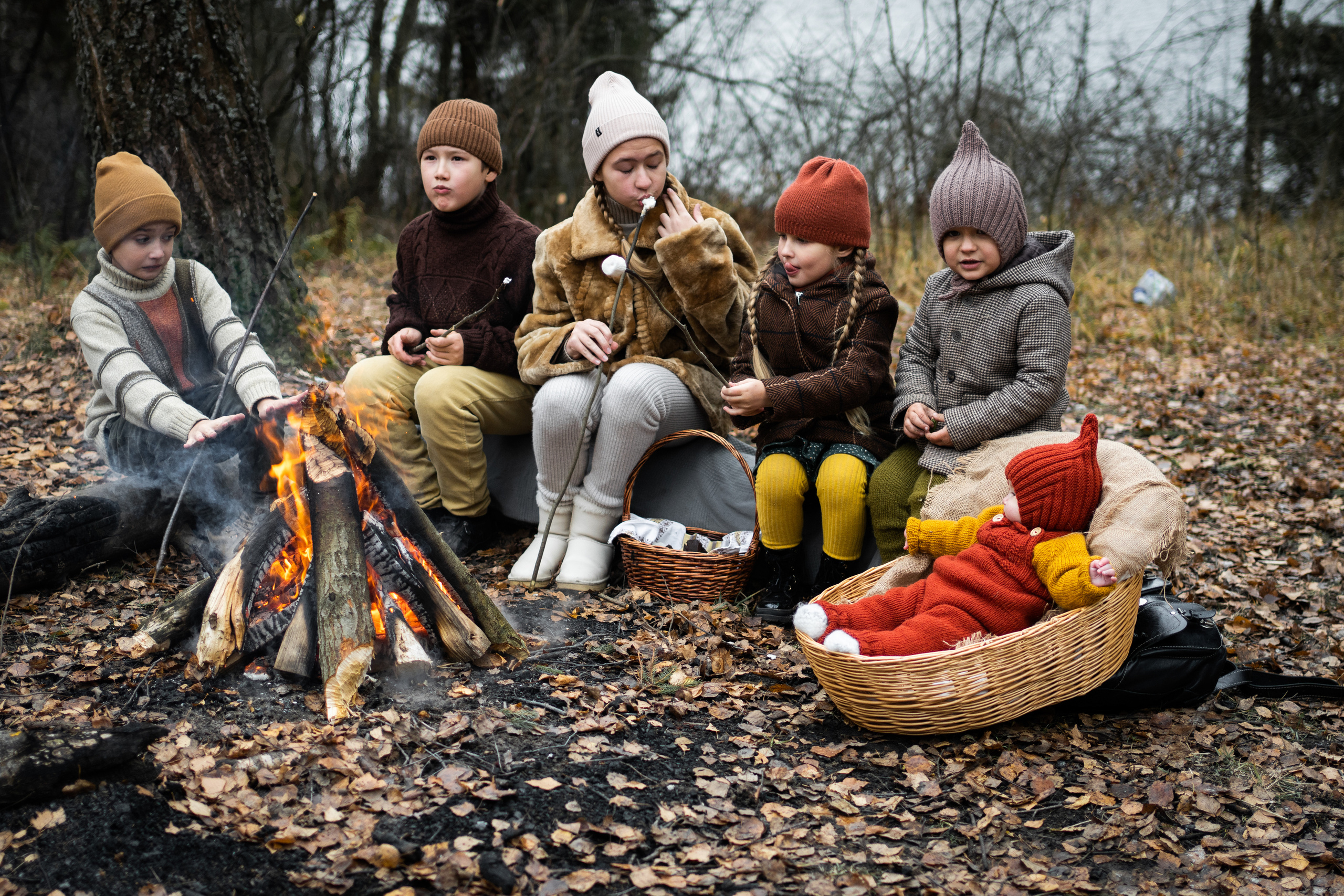 Ноябрь. Маршмеллоу. Дети. Семейный фотограф Ефремова Виктория