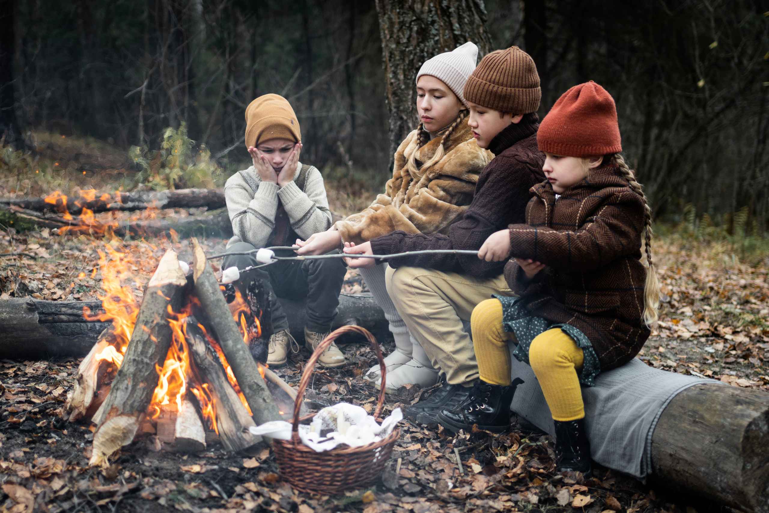 Ноябрь. Маршмеллоу. Дети. Семейный фотограф Ефремова Виктория
