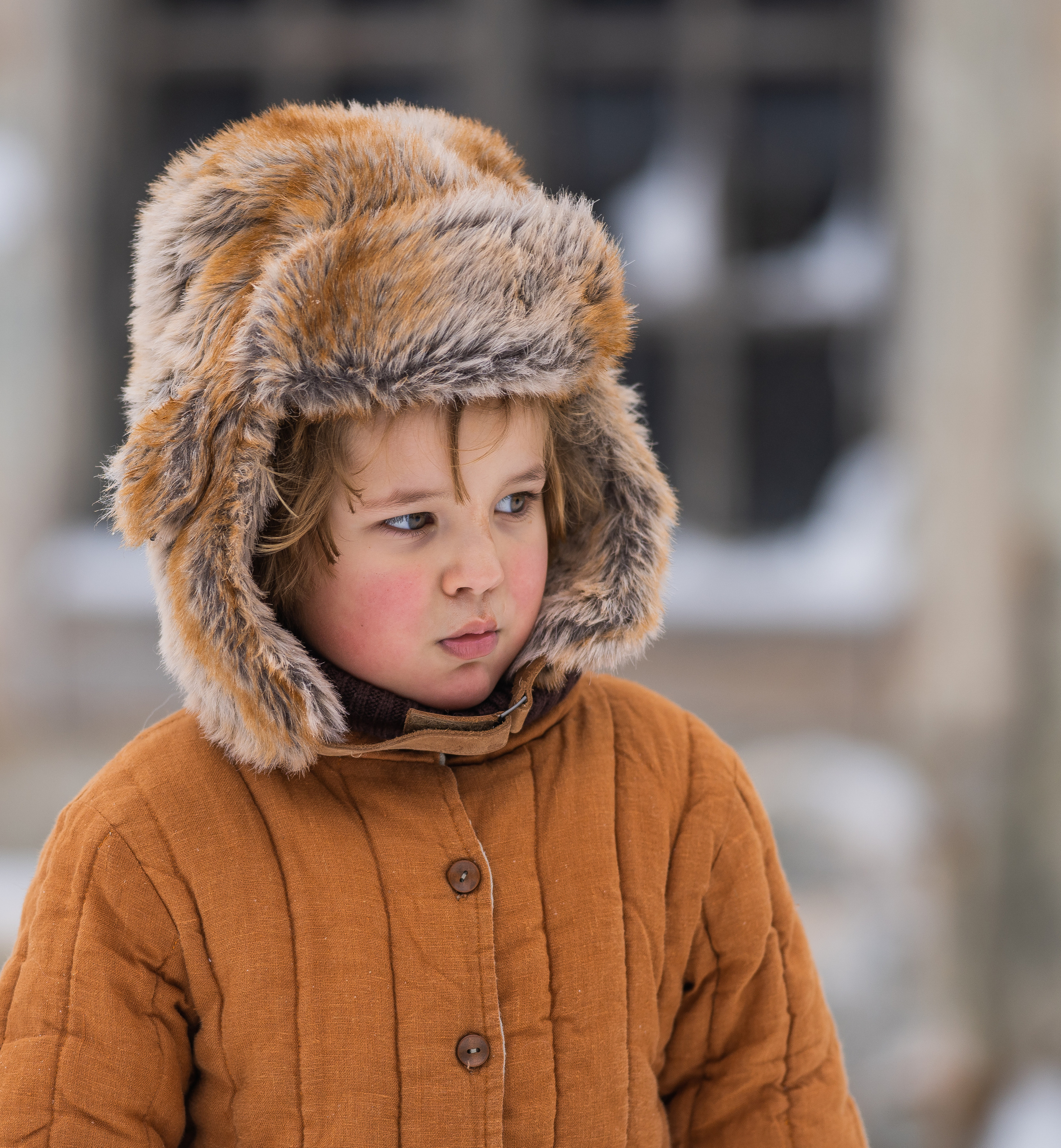 Снежная прогулка Савелия и Марфы. Семейный фотограф Ефремова Виктория