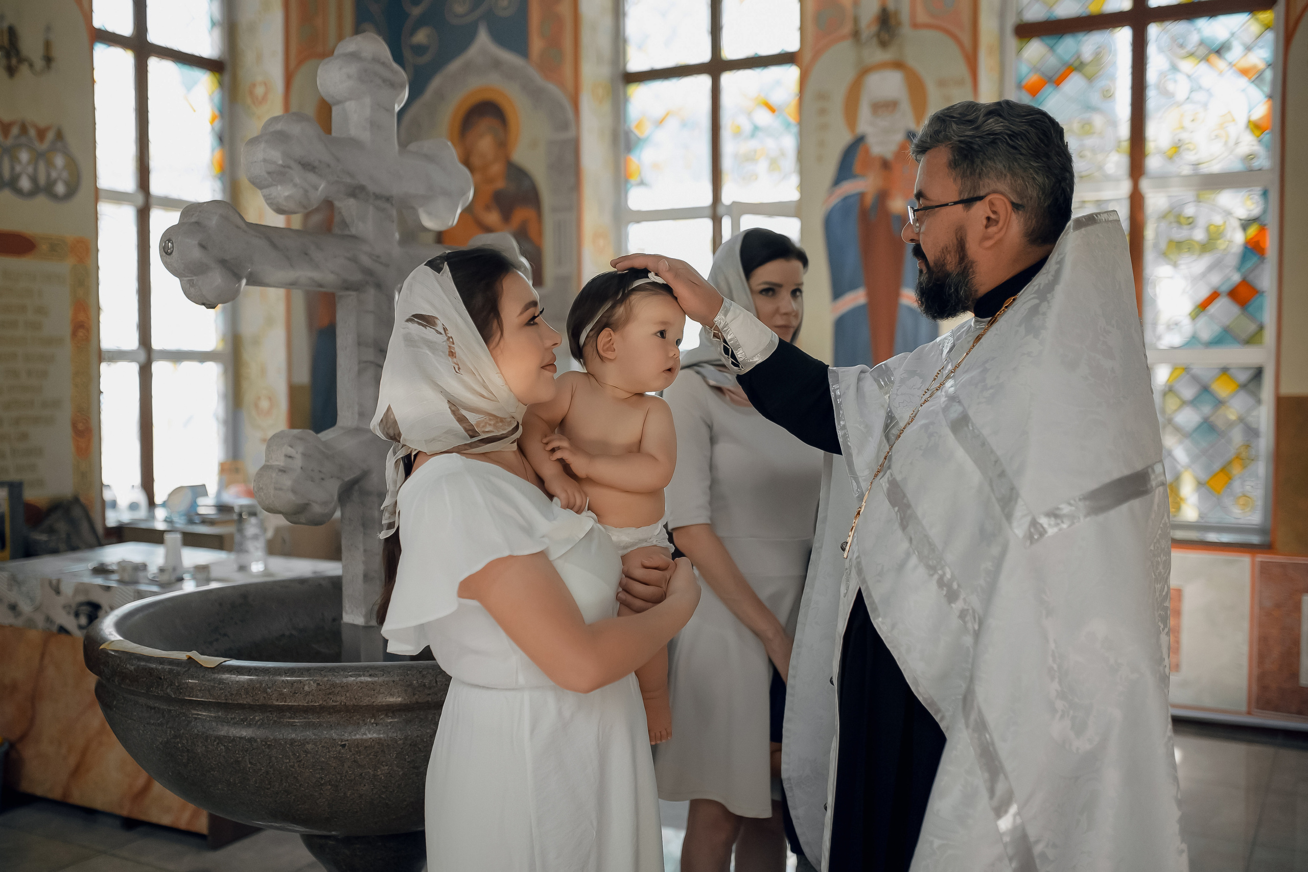 Фотосессия таинства Крещения в Ташкенте. Фотограф на Крещение и Венчание в Ташкенте