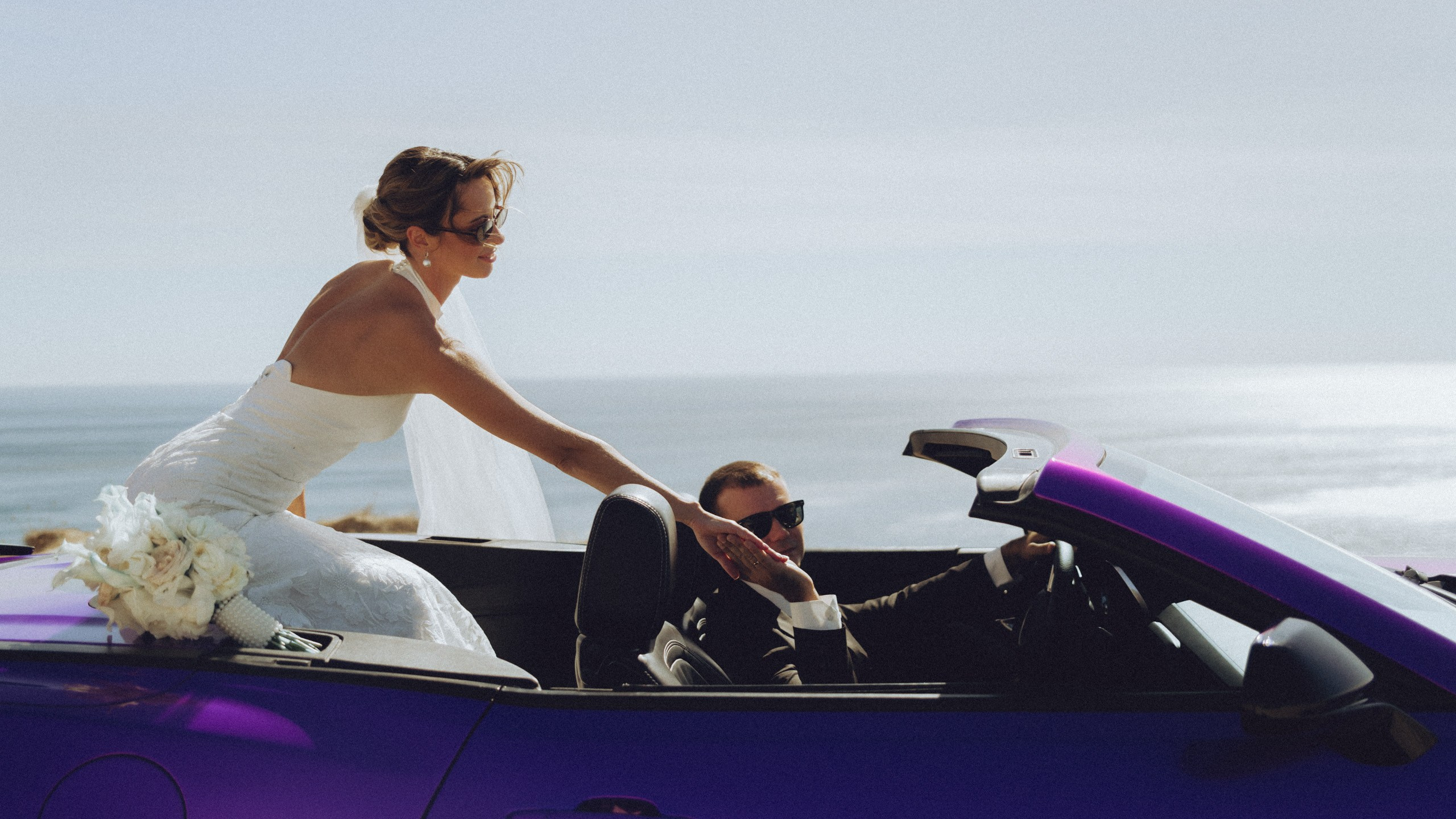 На кабриолете. Фотограф и Видеограф Анапа, Новороссийск, Краснодар. Алина и Женя