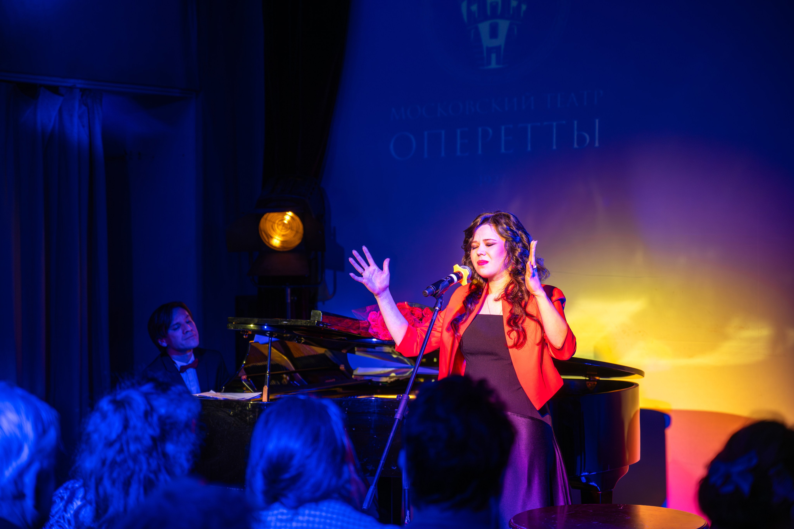 Творческий вечер Екатерины Кузнецовой в камерном пространстве Московского театра оперетты. 2026. Фотограф Анна Мельникова | Москва