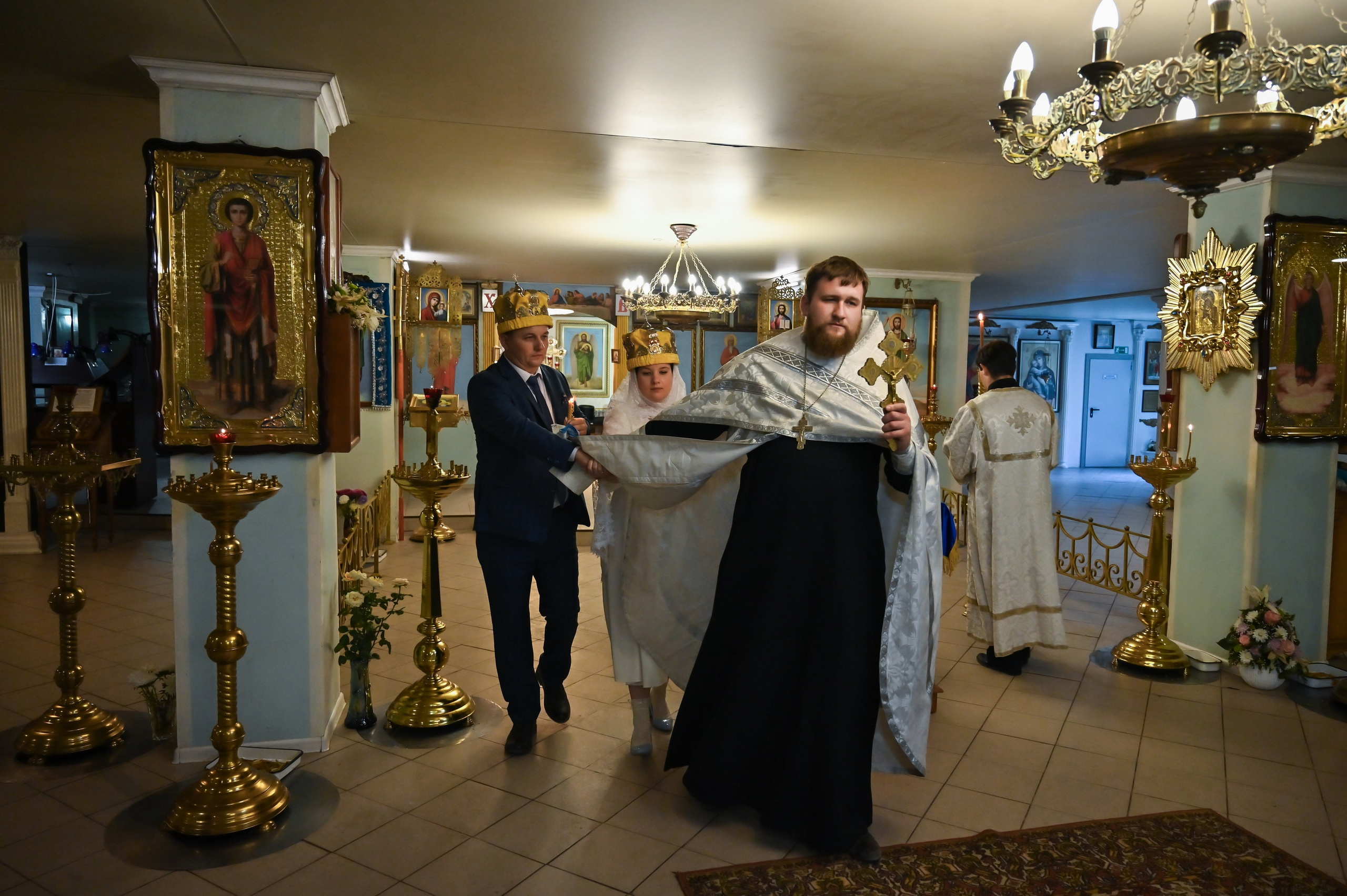 Венчание Андрей и Елена. Репортажный и свадебный фотограф в Липецке Иван Первойкин