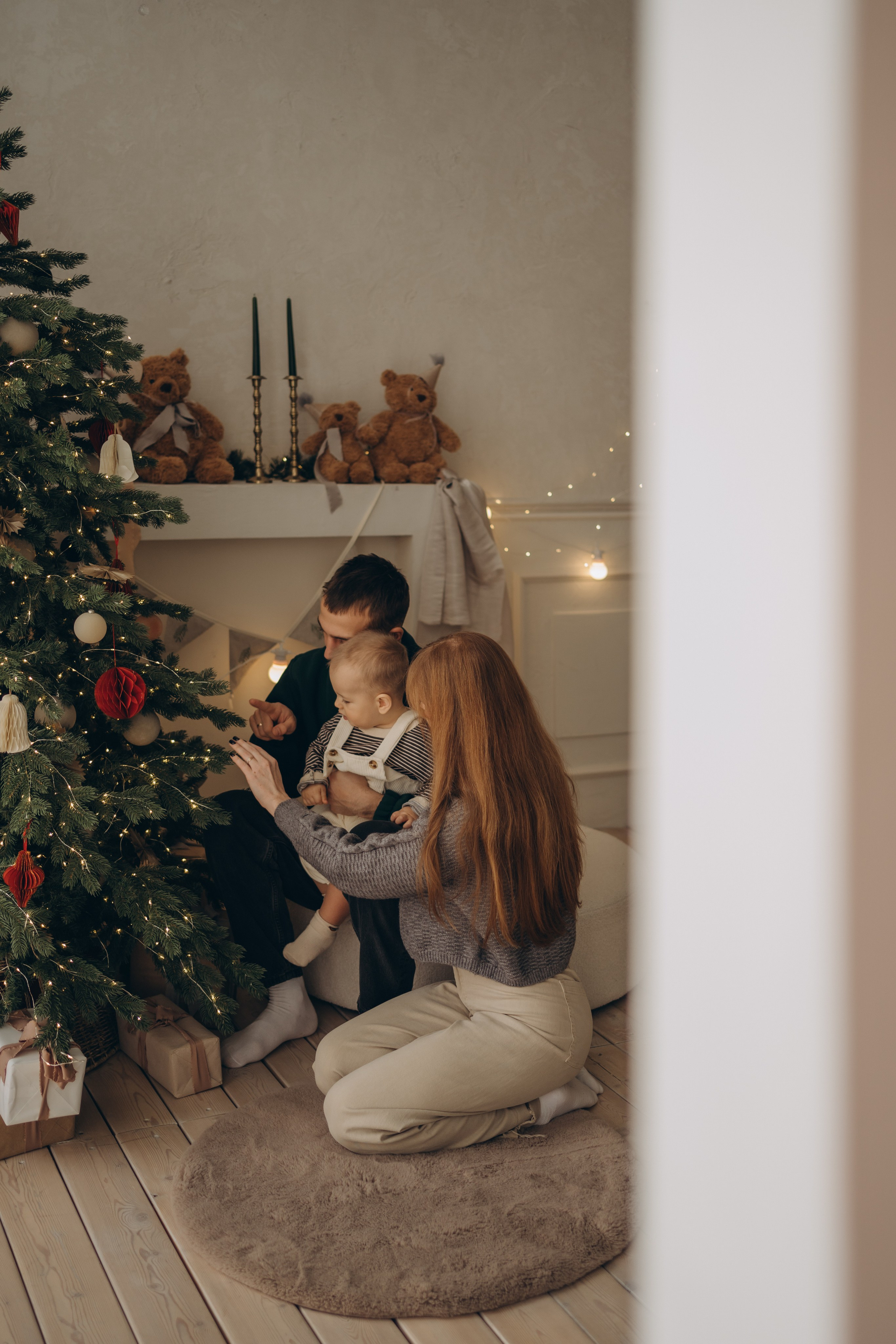 Первый Новый год. Семейный фотограф в Красноярске Проскурекова Анастасия