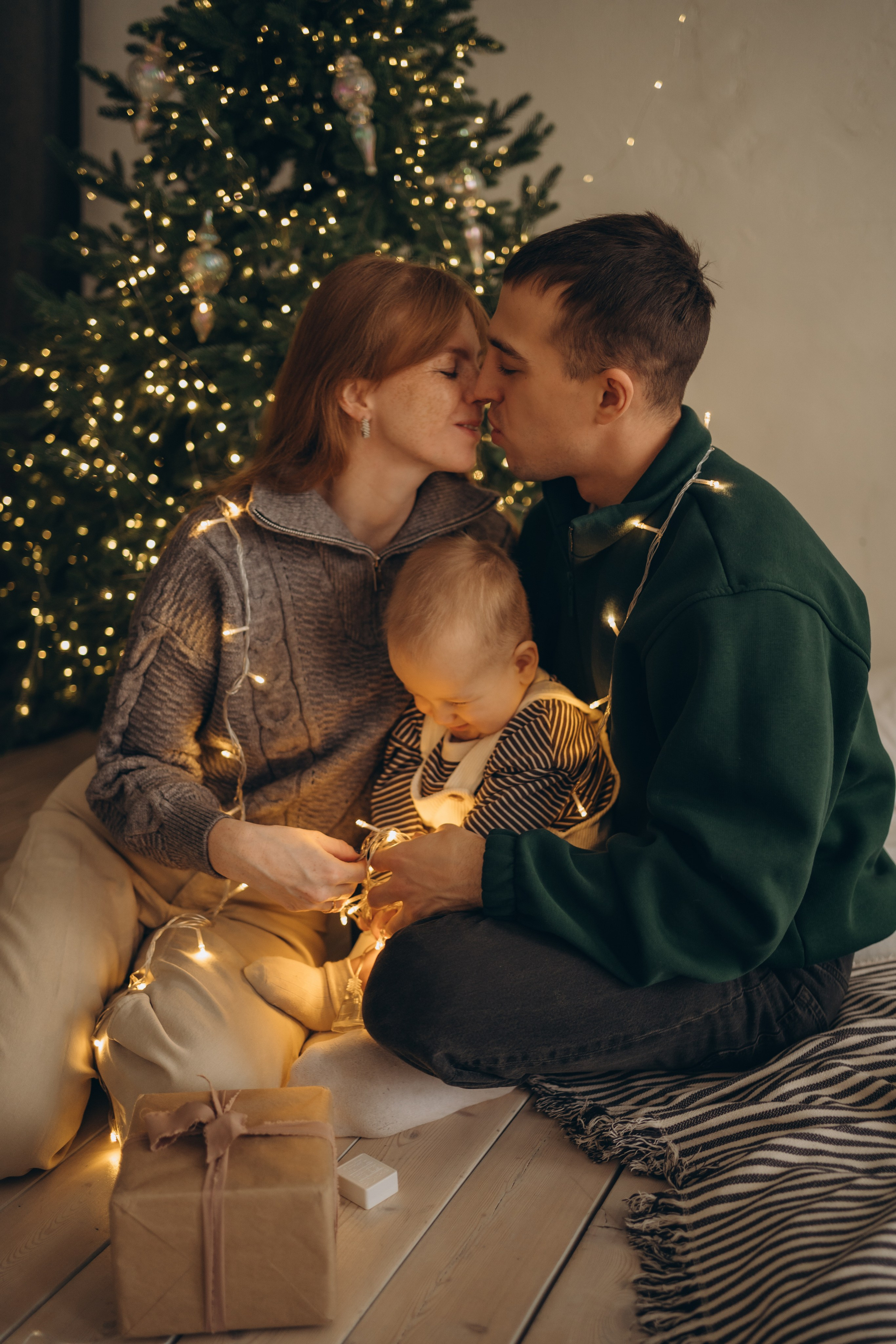 Первый Новый год. Семейный фотограф в Красноярске Проскурекова Анастасия