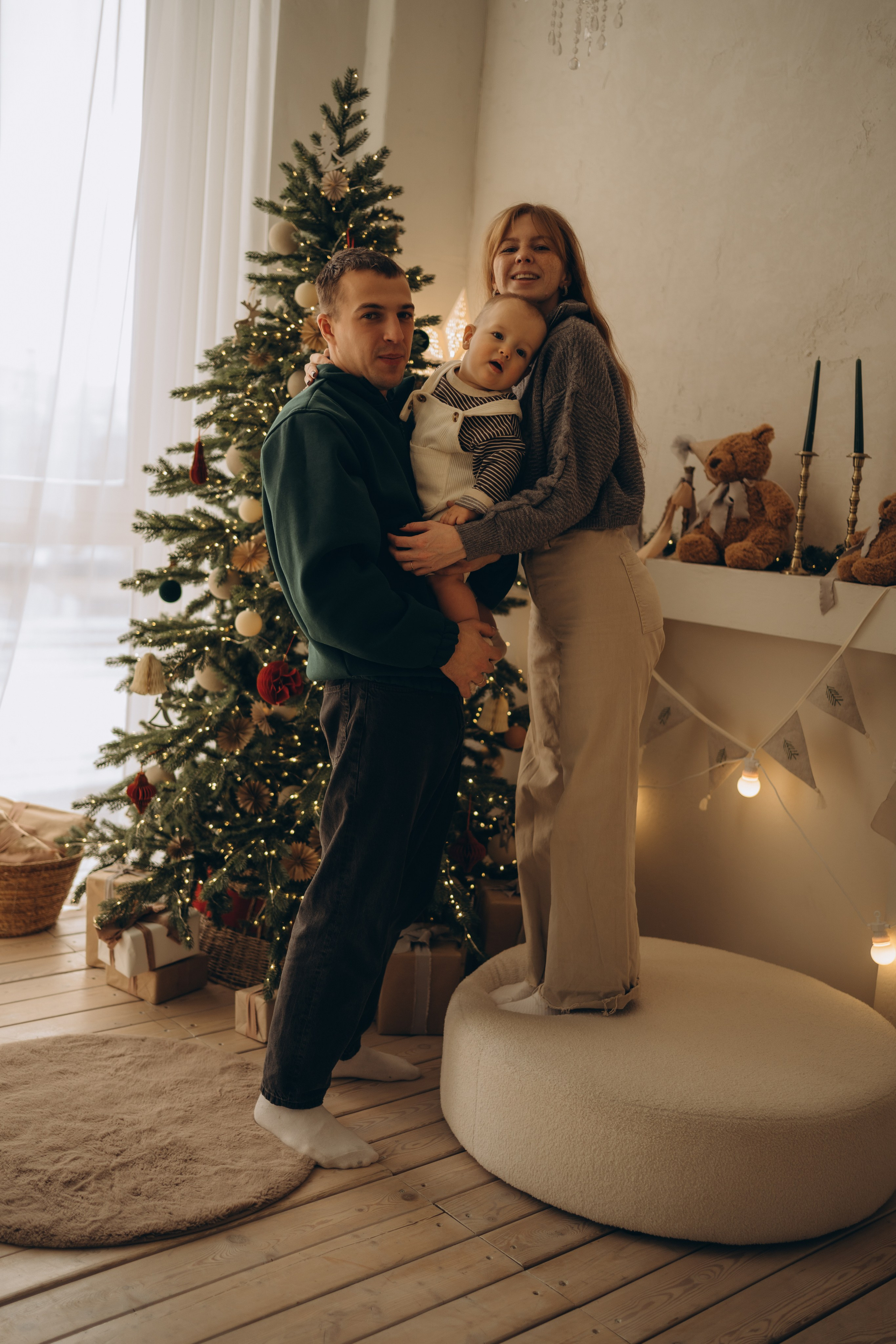 Первый Новый год. Семейный фотограф в Красноярске Проскурекова Анастасия