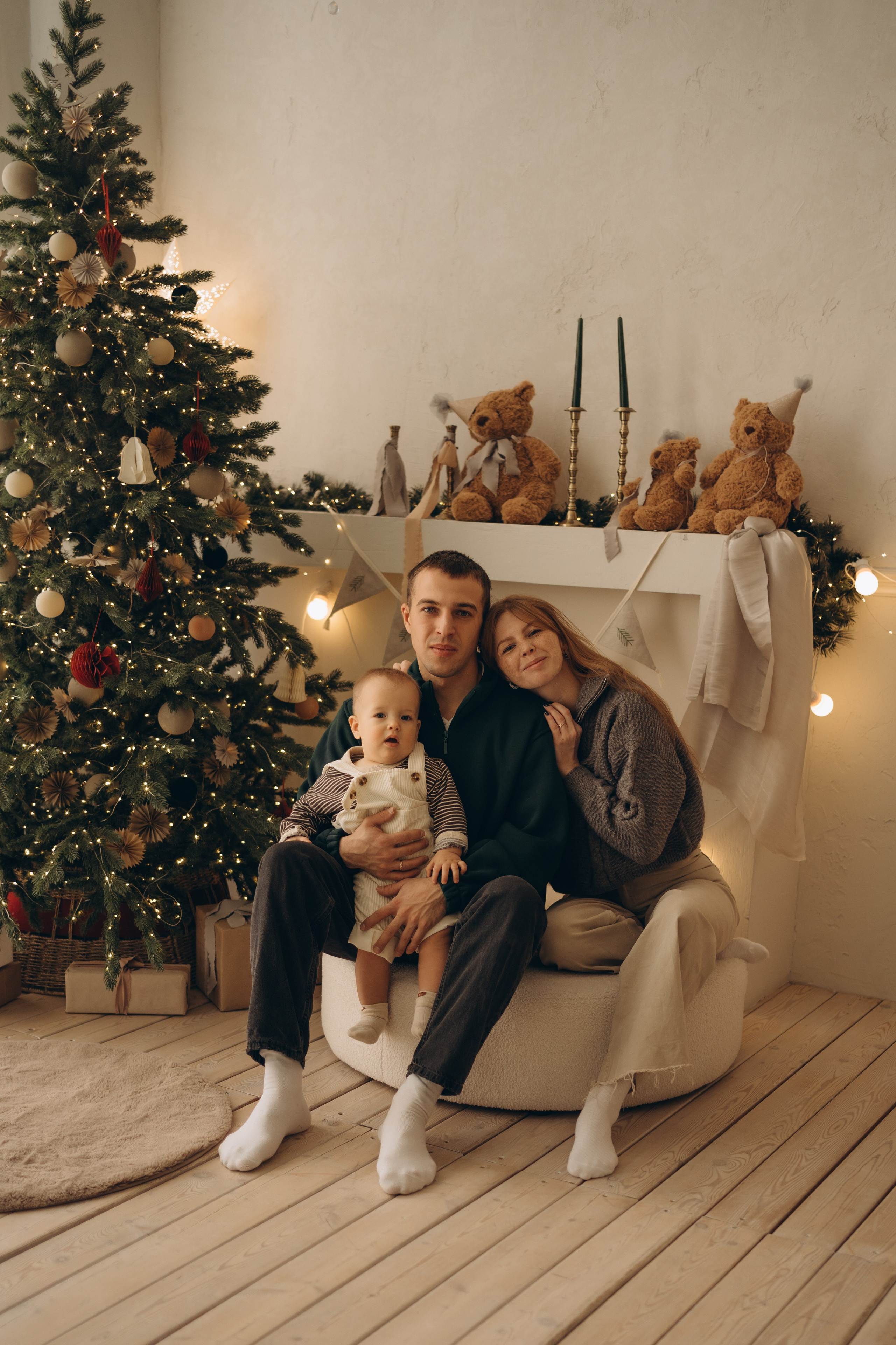 Первый Новый год. Семейный фотограф в Красноярске Проскурекова Анастасия