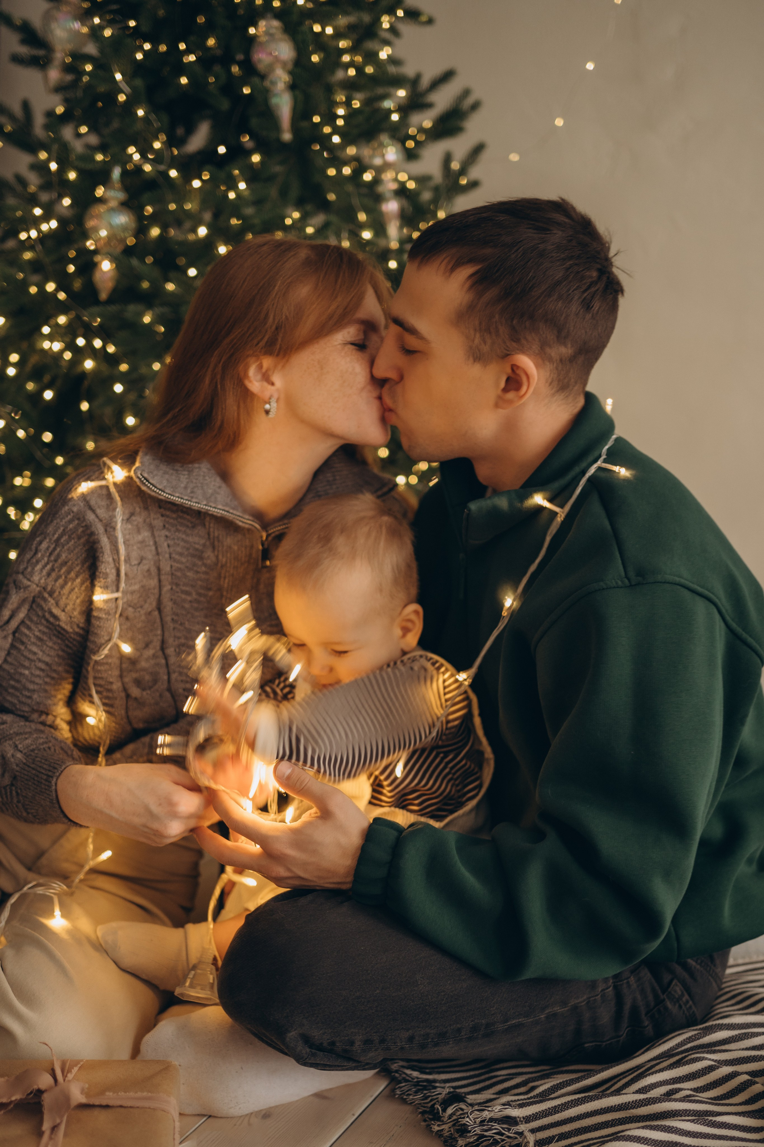 Первый Новый год. Семейный фотограф в Красноярске Проскурекова Анастасия