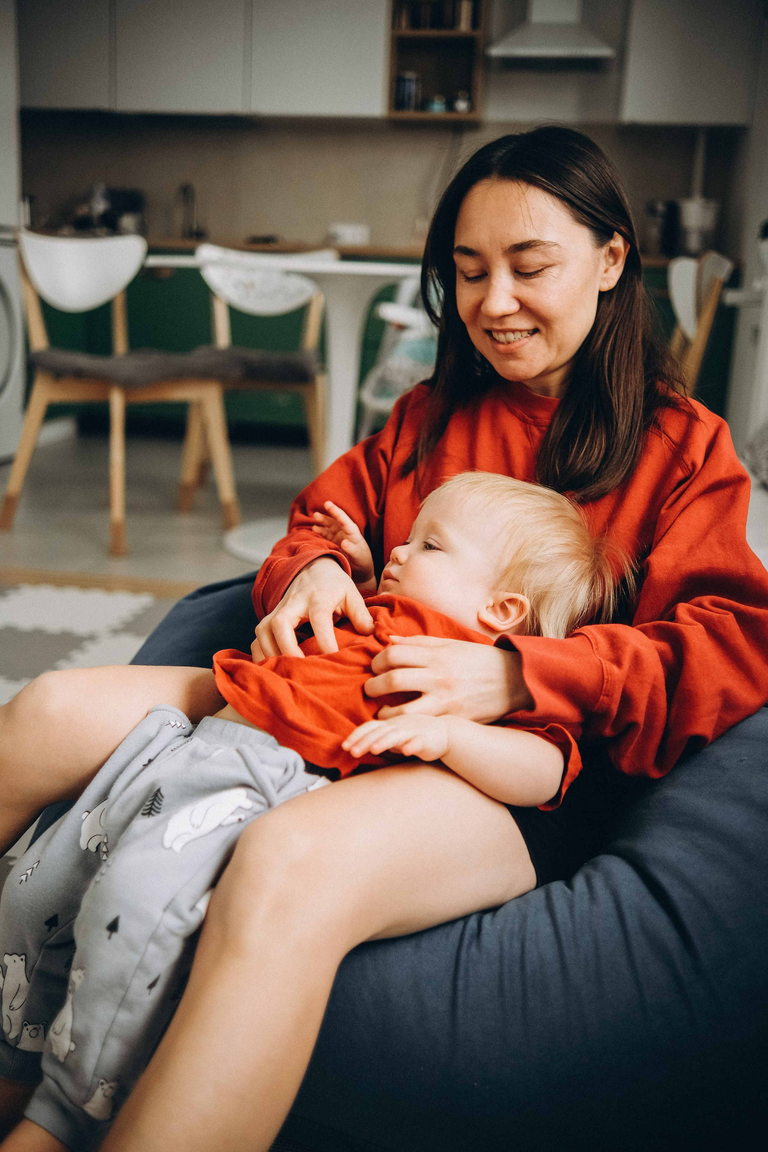 У Ирины дома. Семейный детский ньюборн фотограф в Москве Марта Петрова