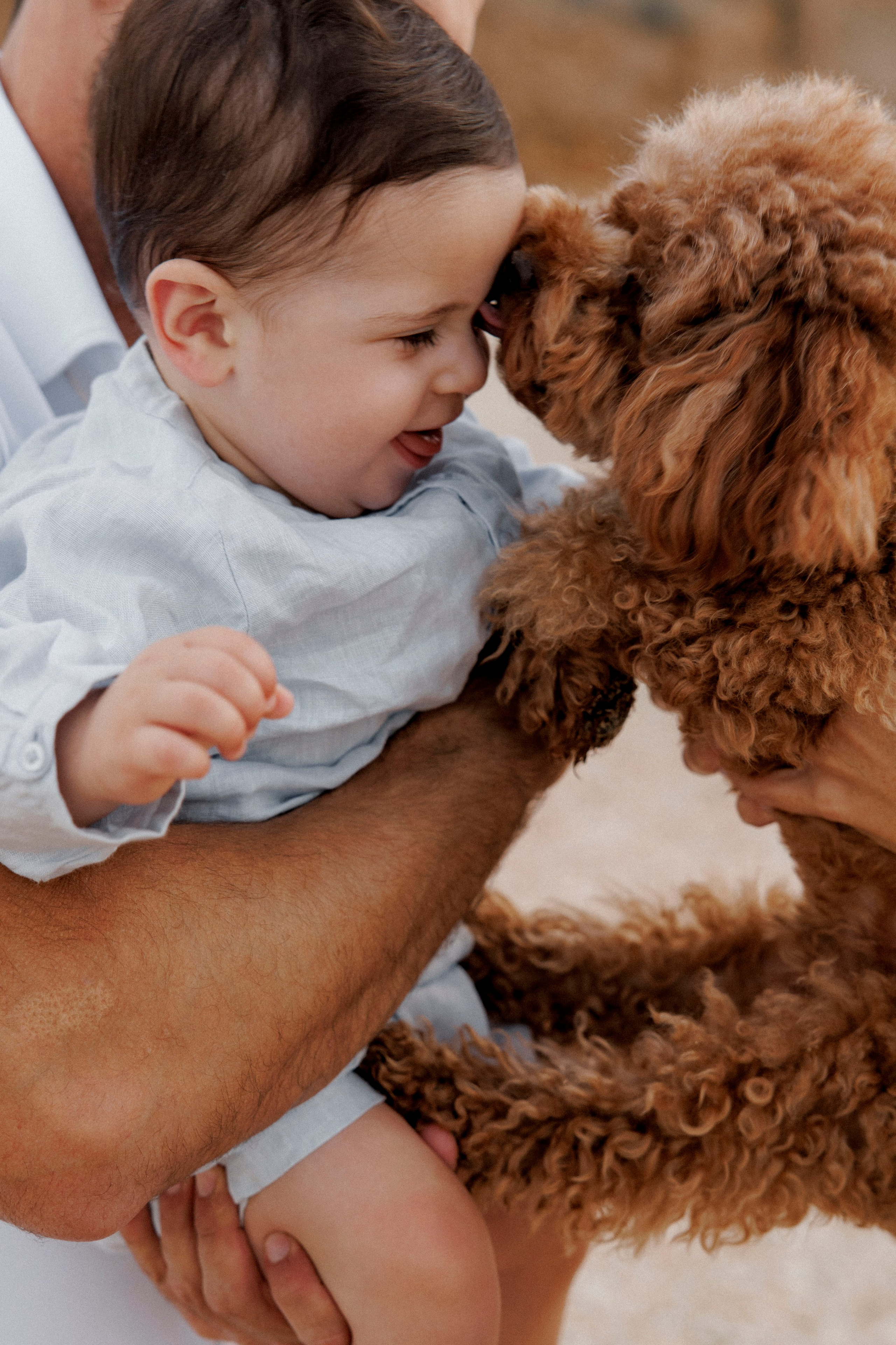 First year family photos near the sea. Главная