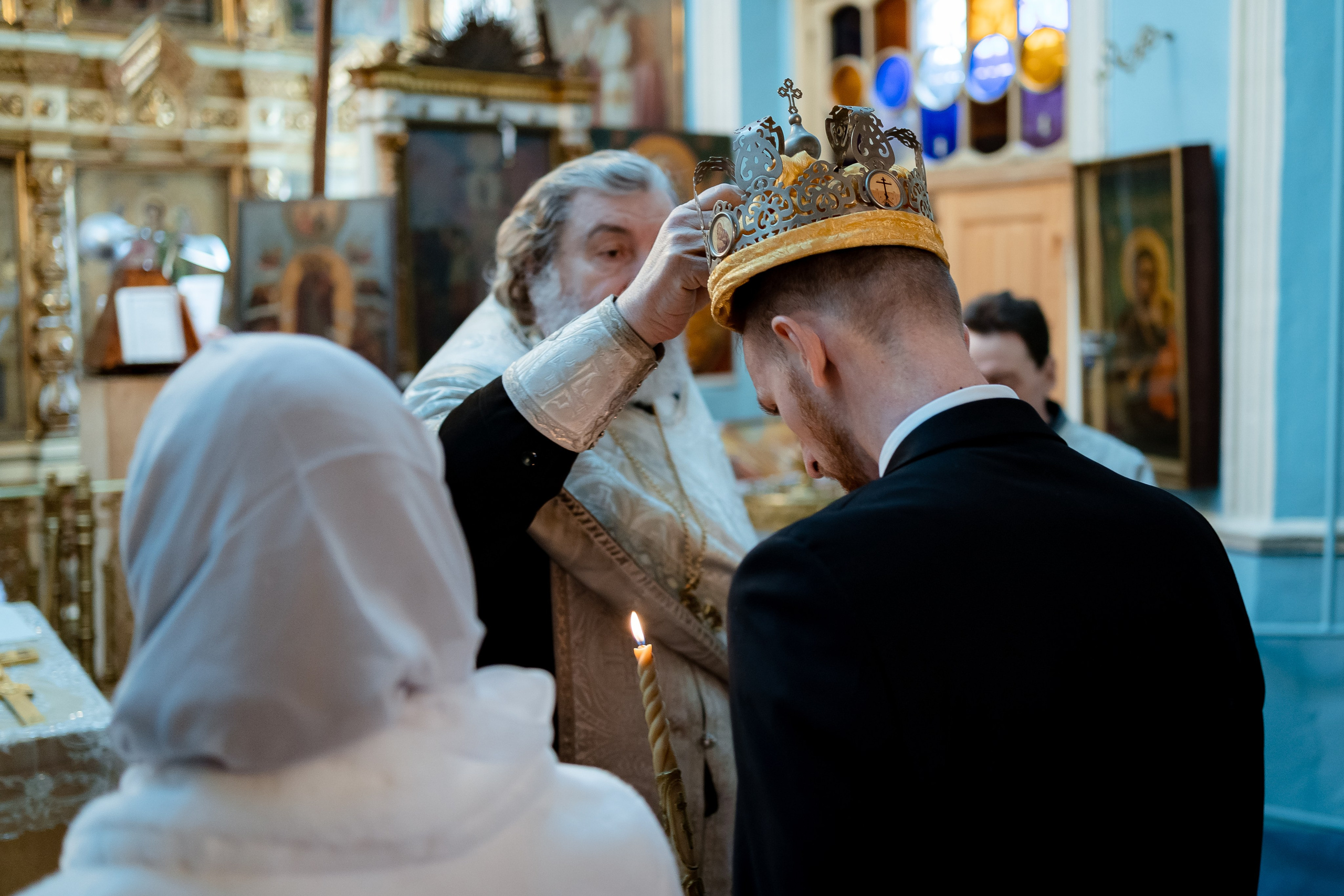 Венчание Анны и Олега. Семейный фотограф Варвара Сорока в городе Москве